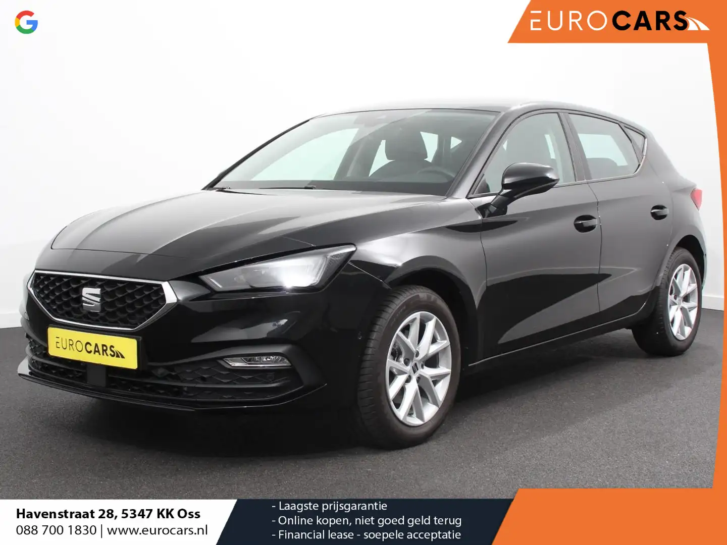 SEAT Leon 1.0 eTSI 110pk DSG Style Navigatie Apple Carplay/ Zwart - 1