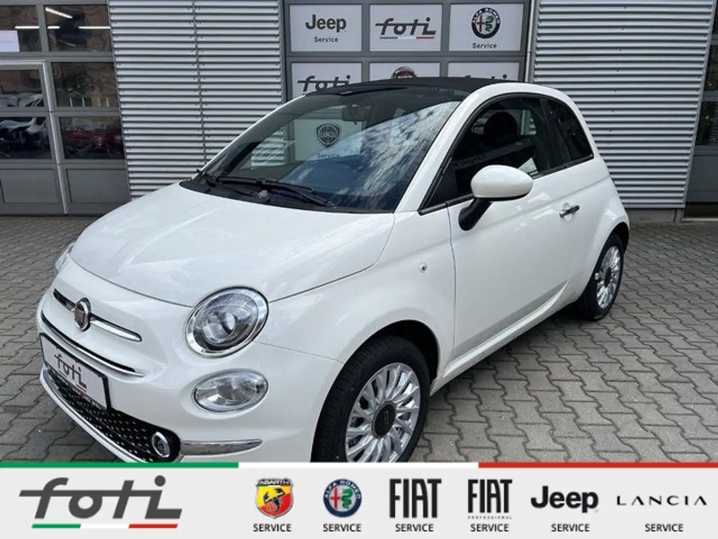 Fiat 500C DolceVita 1.0 GSE Hybrid Car Play PDC Weiß - 2