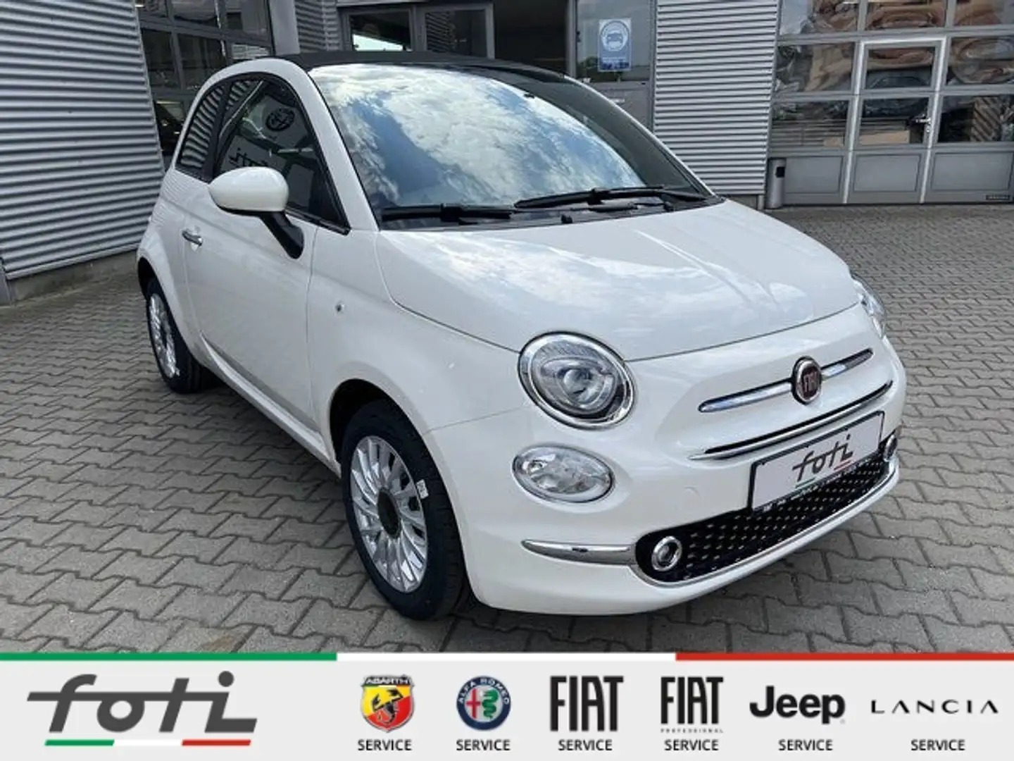 Fiat 500C DolceVita 1.0 GSE Hybrid Car Play PDC Weiß - 1