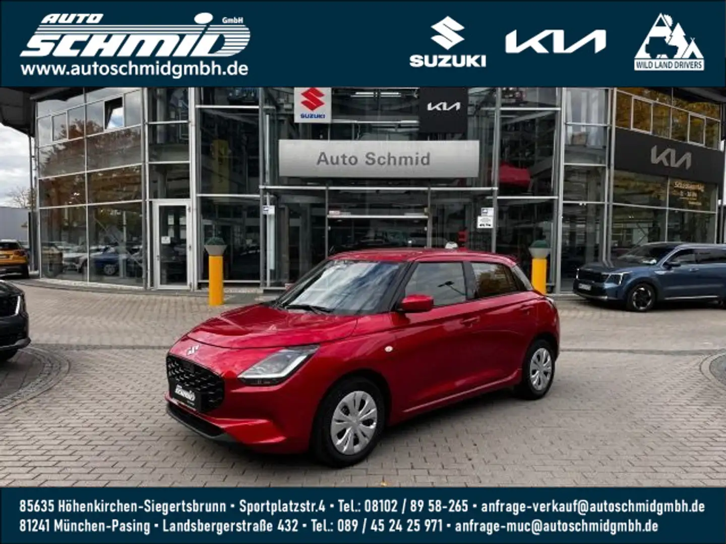Suzuki Swift SWIFT 1.2 DUALJET HYBRID CLUB NAVIGATION Rood - 1