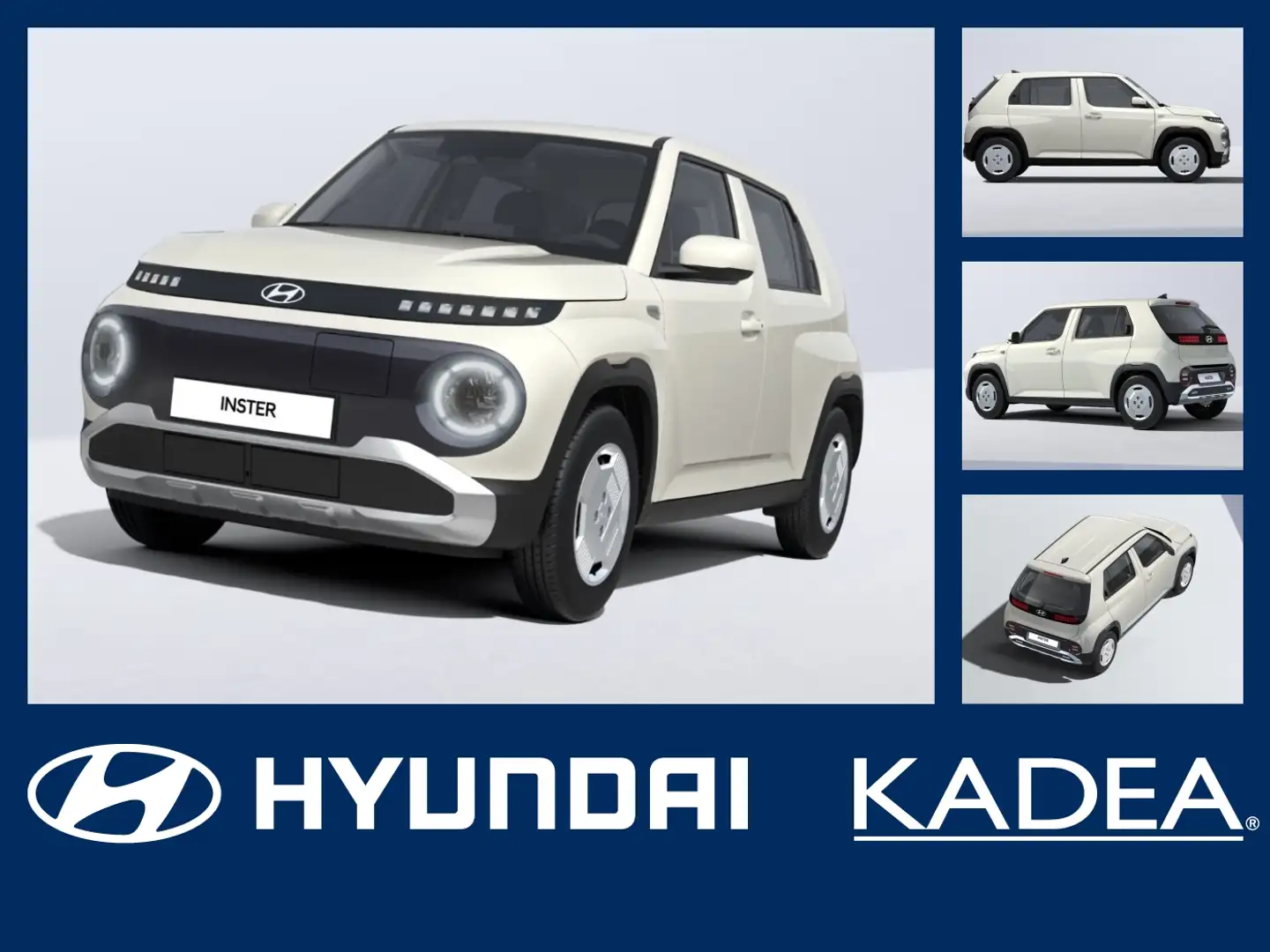 Hyundai Inster Select 42kWh Batterie !!EV-City-Car!! Beige - 1