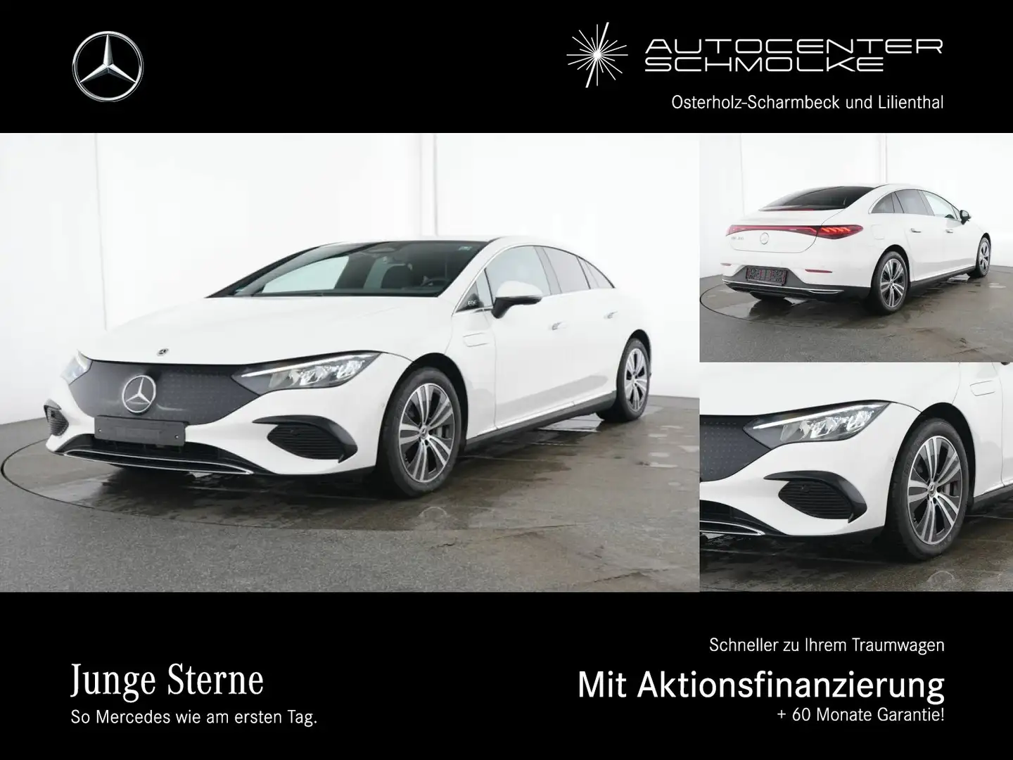 Mercedes-Benz EQE 300 EQE 300 Advanced+ AHK*MEMORY*AMBIENTE+*RFK*DISTR Weiß - 1