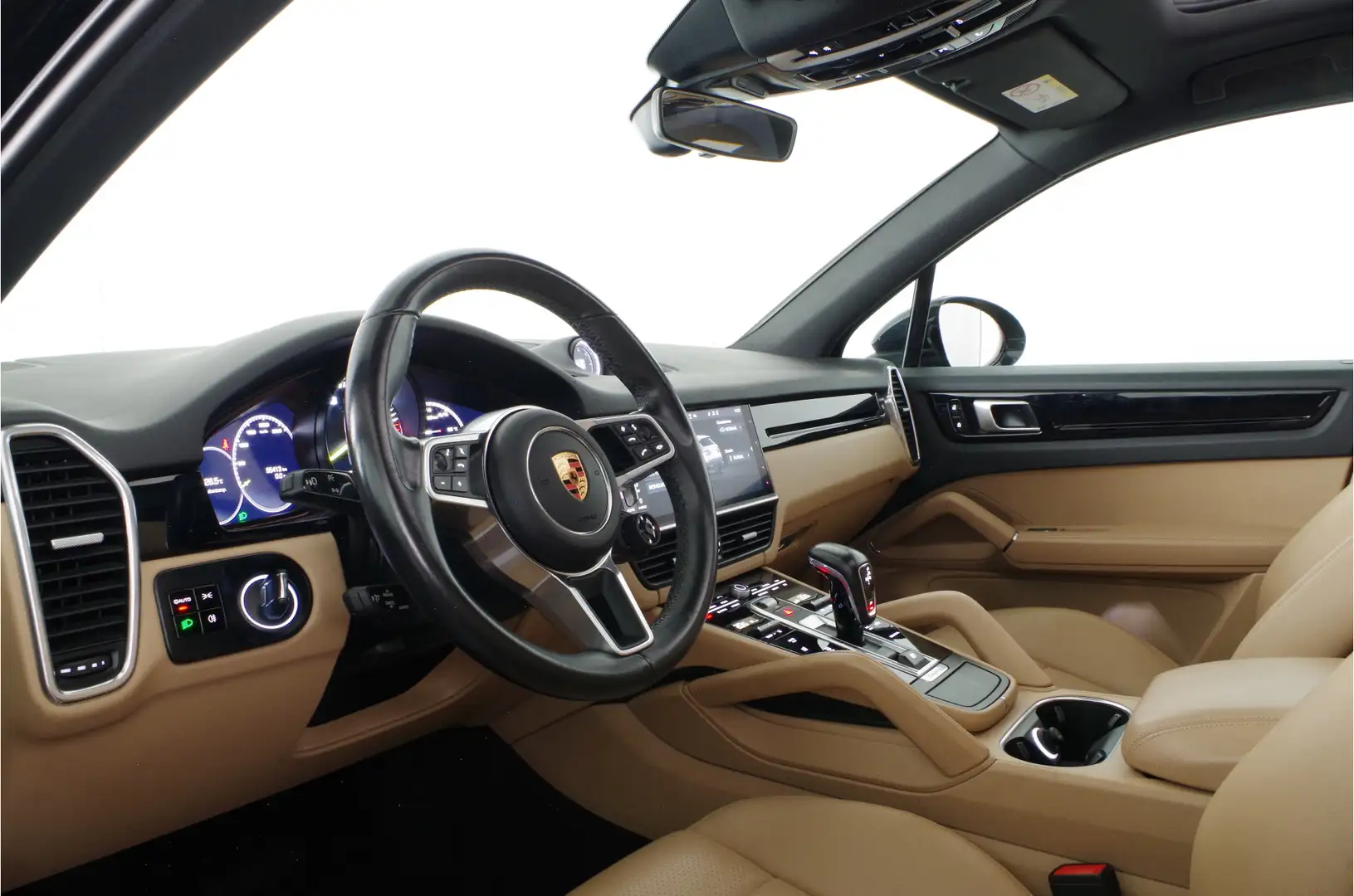 Porsche Cayenne 3.0 E-Hybrid 463pk  Pano.schuif/Sport-Chrono/Pors Czarny - 2