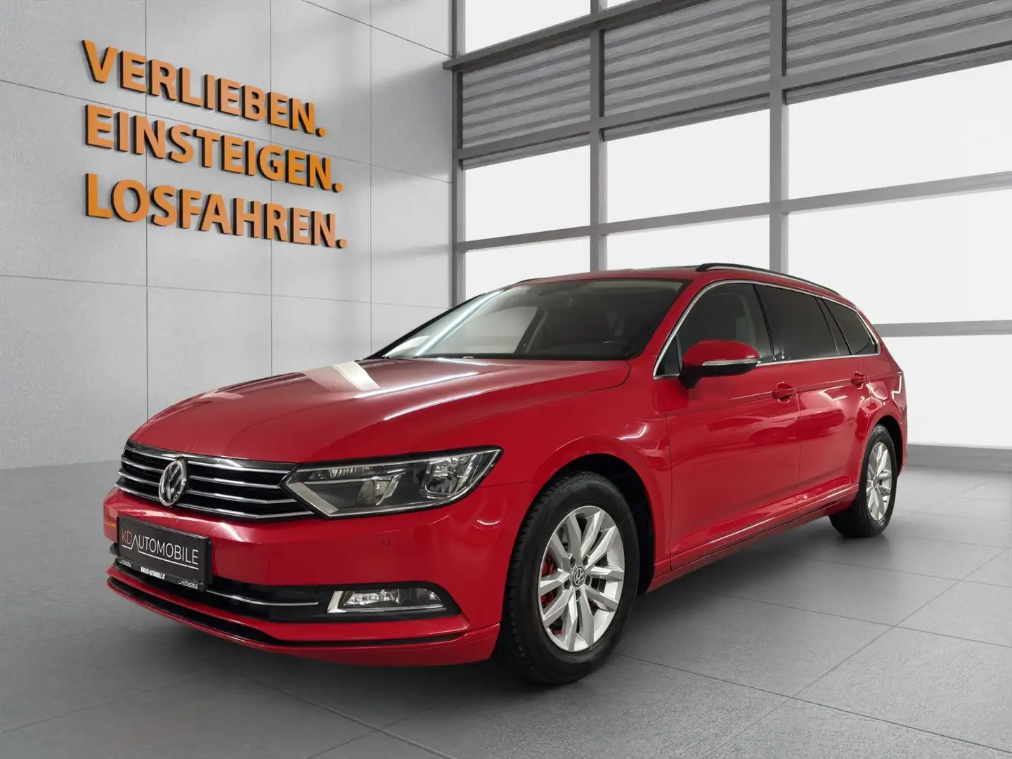 Volkswagen Passat Variant 1,6 TDI DSG Rot - 1