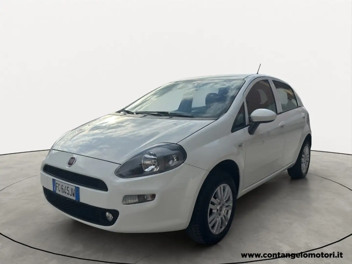 Fiat Punto 1.4 8V 5 porte Metano Lounge unico proprietario Bianco - 1