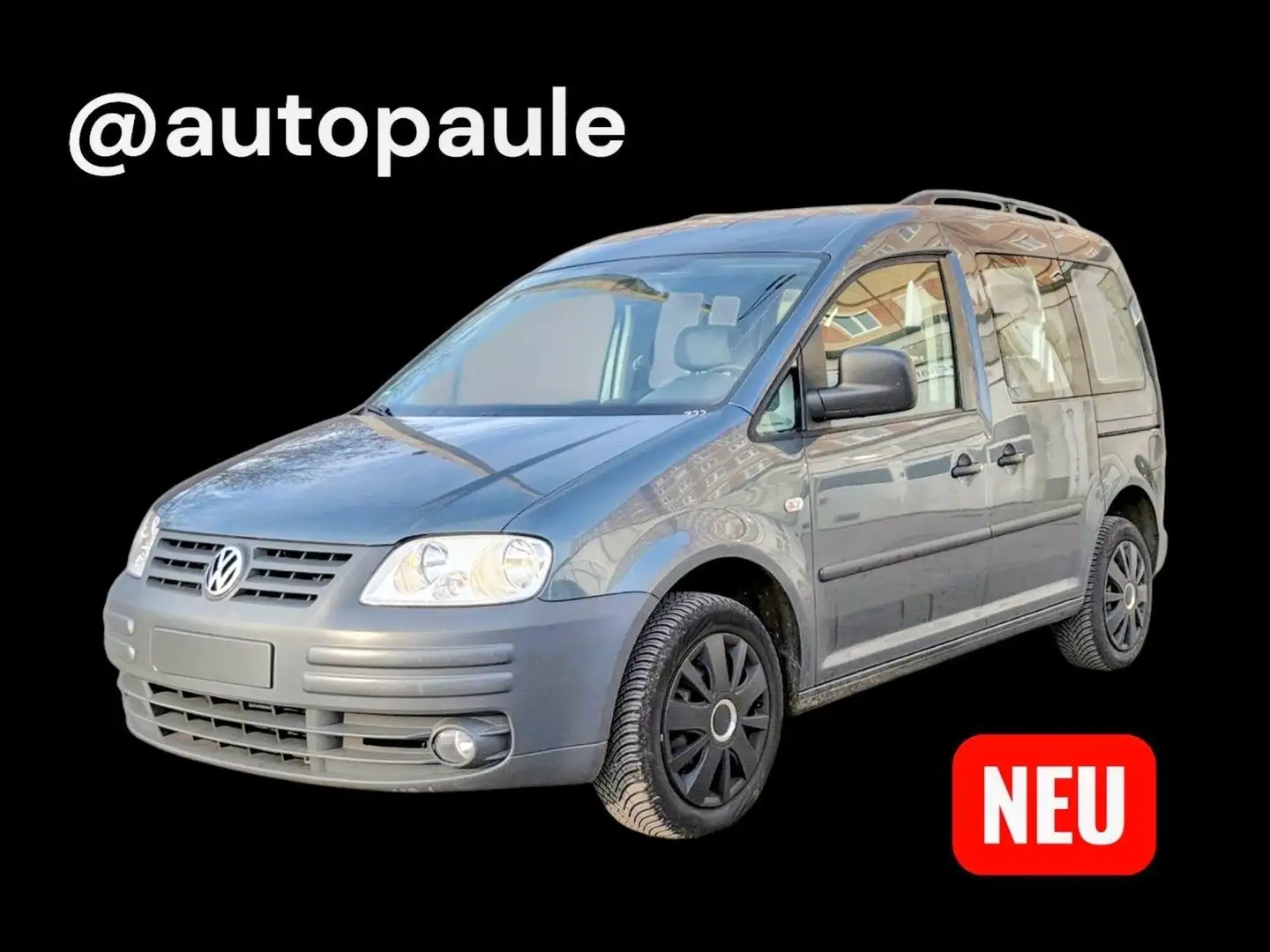 Volkswagen Caddy Life 1.4l *TüV NEU*Ahk*Klima*PDC*ToP* Grau - 1