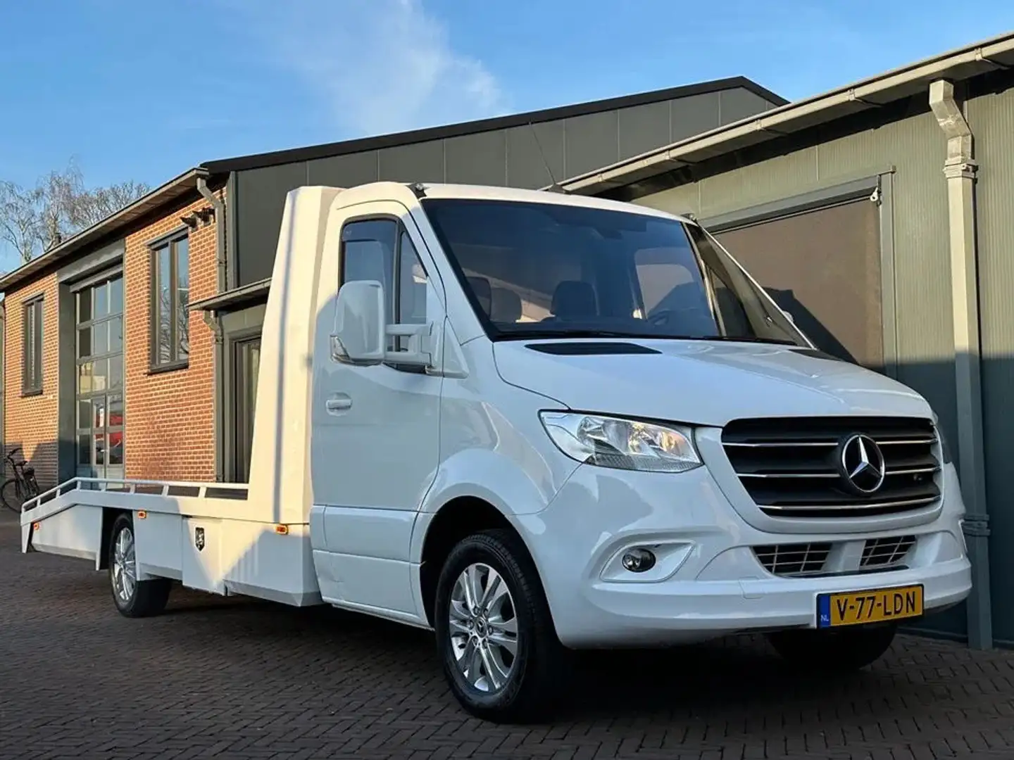 Mercedes-Benz Sprinter 140 pk Autotransporter Lier Airco Wit - 1