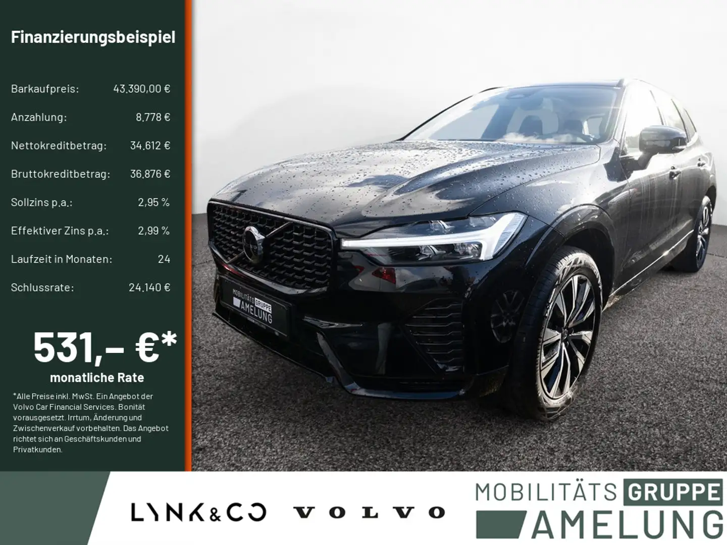 Volvo XC60 B4 Plus Dark 2WD FACEL. STANDHZ LED PANO Schwarz - 1