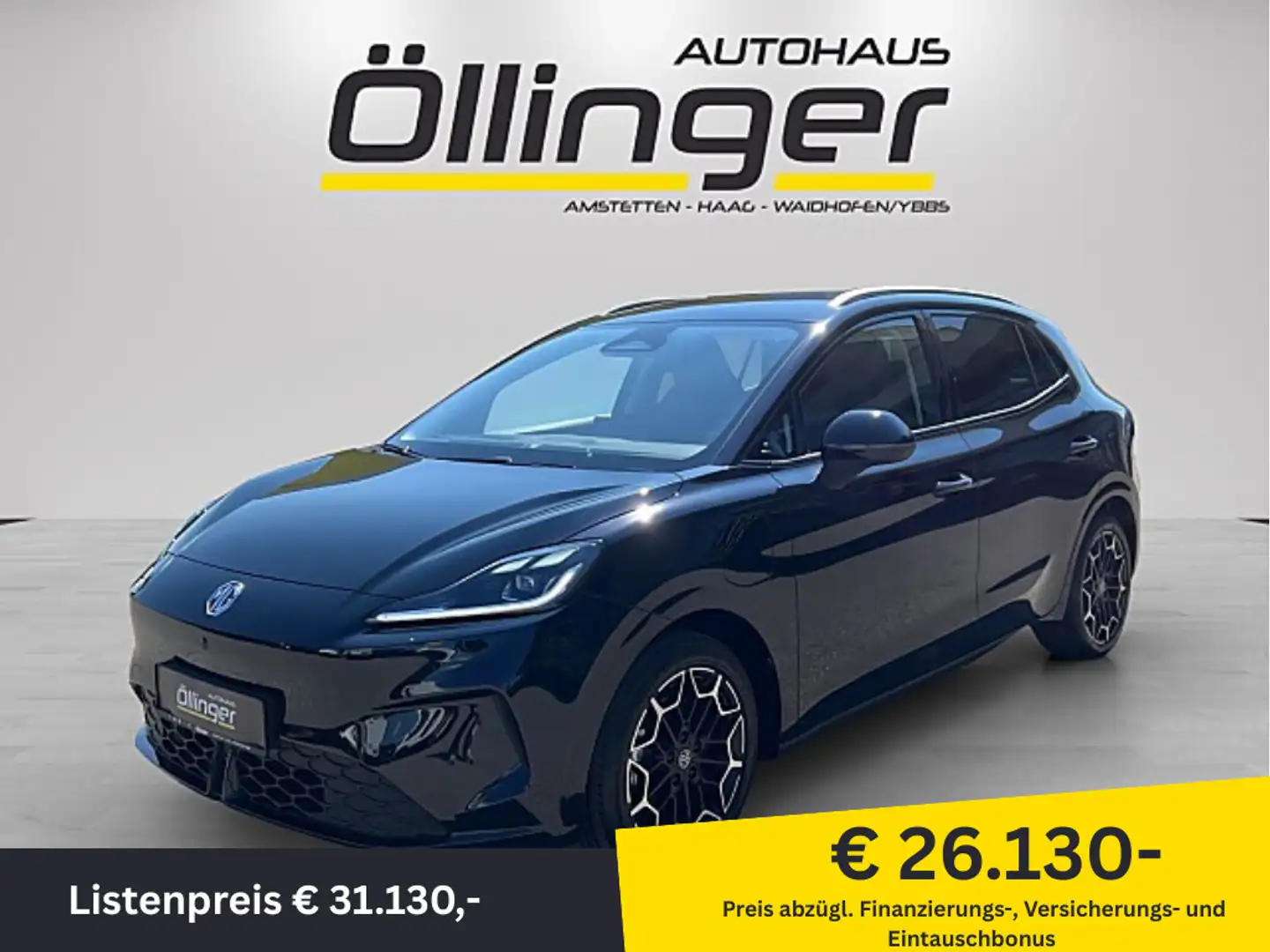 MG MG4 EV Urban 54 kWh Luxury + Metallic! Schwarz - 1
