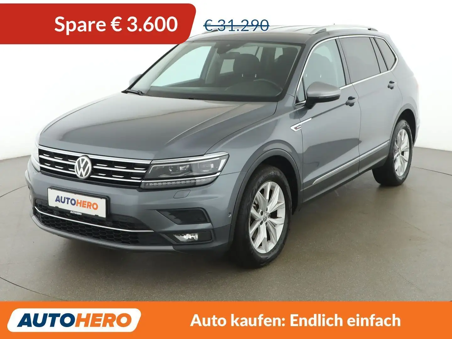 Volkswagen Tiguan Allspace 2.0 TDI Highline 4Motion Aut. *LED*ACC*AHK*SPUR* Grau - 1
