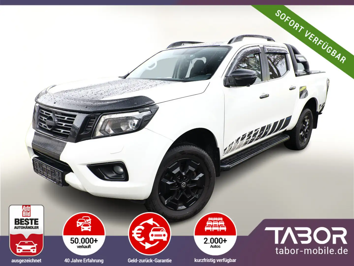 Nissan Navara 2.3 dCi 190 Aut. N-Guard 4x4 LED AHK Nav Blanc - 1
