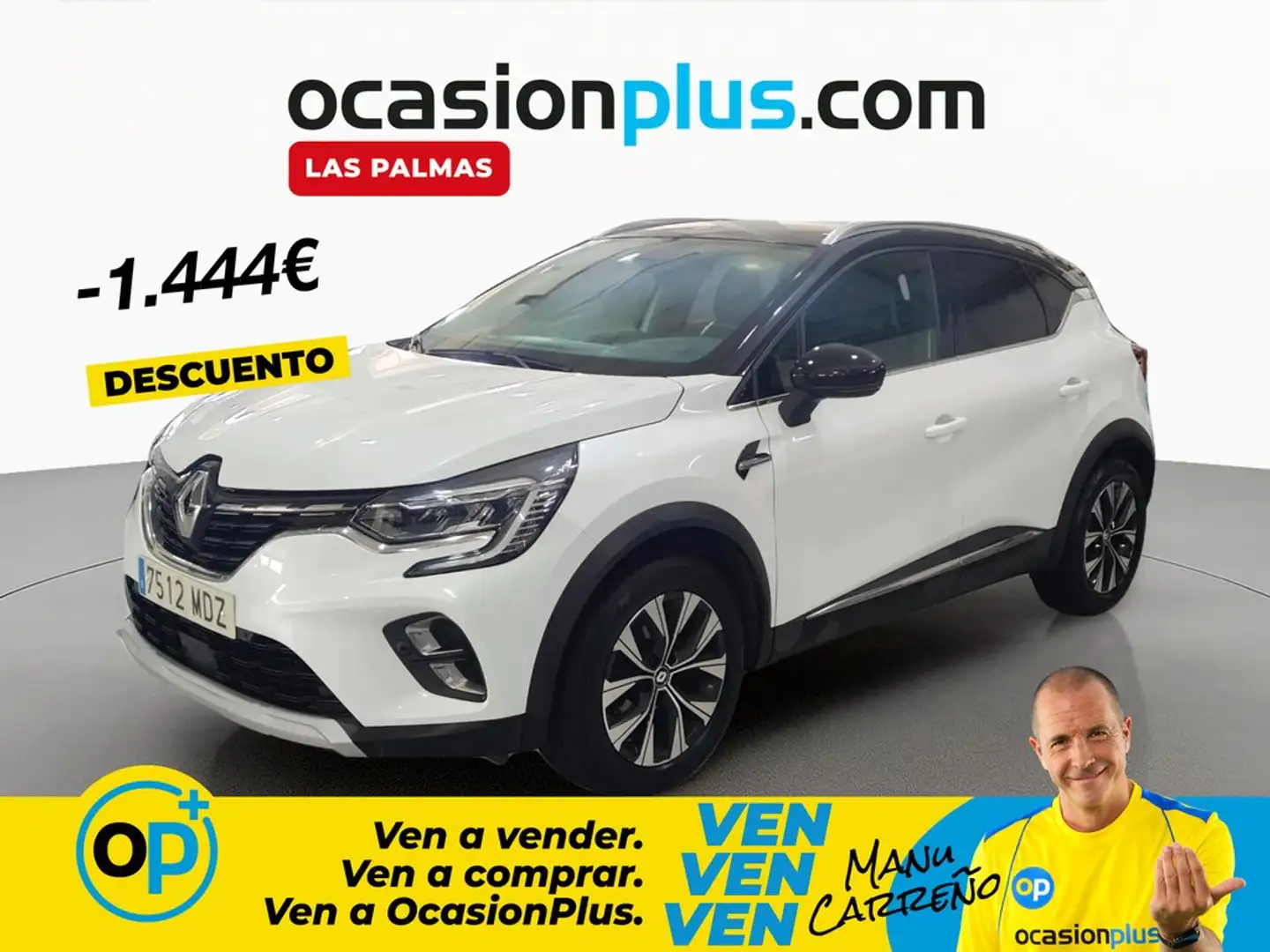 Renault Captur TCe Techno 67kW Blanco - 1