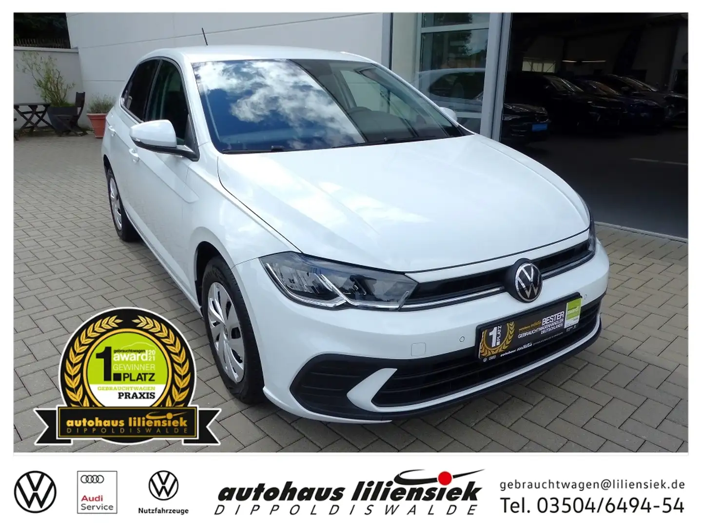 Volkswagen Polo 1.0 Life *LED*AHK*PDC* Blanc - 1