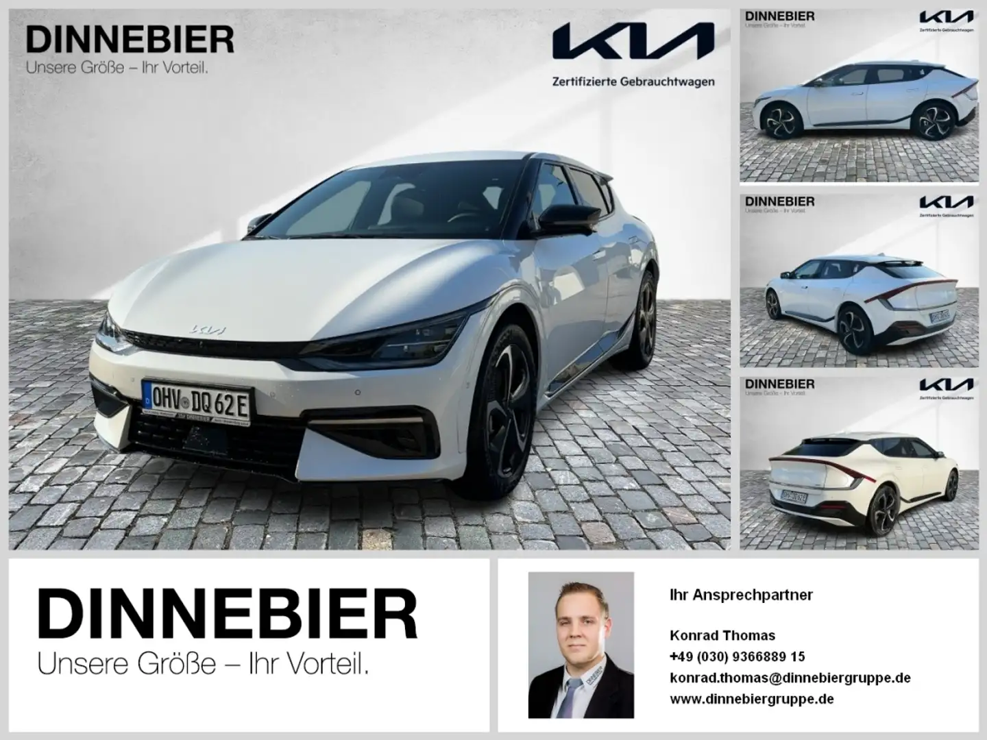 Kia EV6 77.4 AWD GT-LINE ASS+ SND DES SpurH SoundSys LM Белый - 1