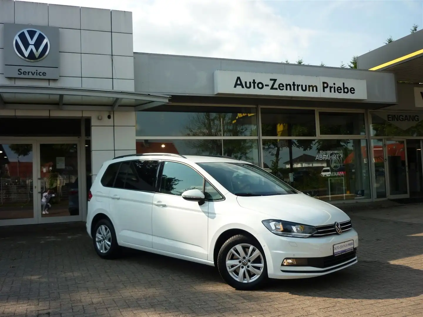 Volkswagen Touran Comfortl. 2,0 TDI DSG+Navi+ACC+Sitzh.+Cam Blanc - 1