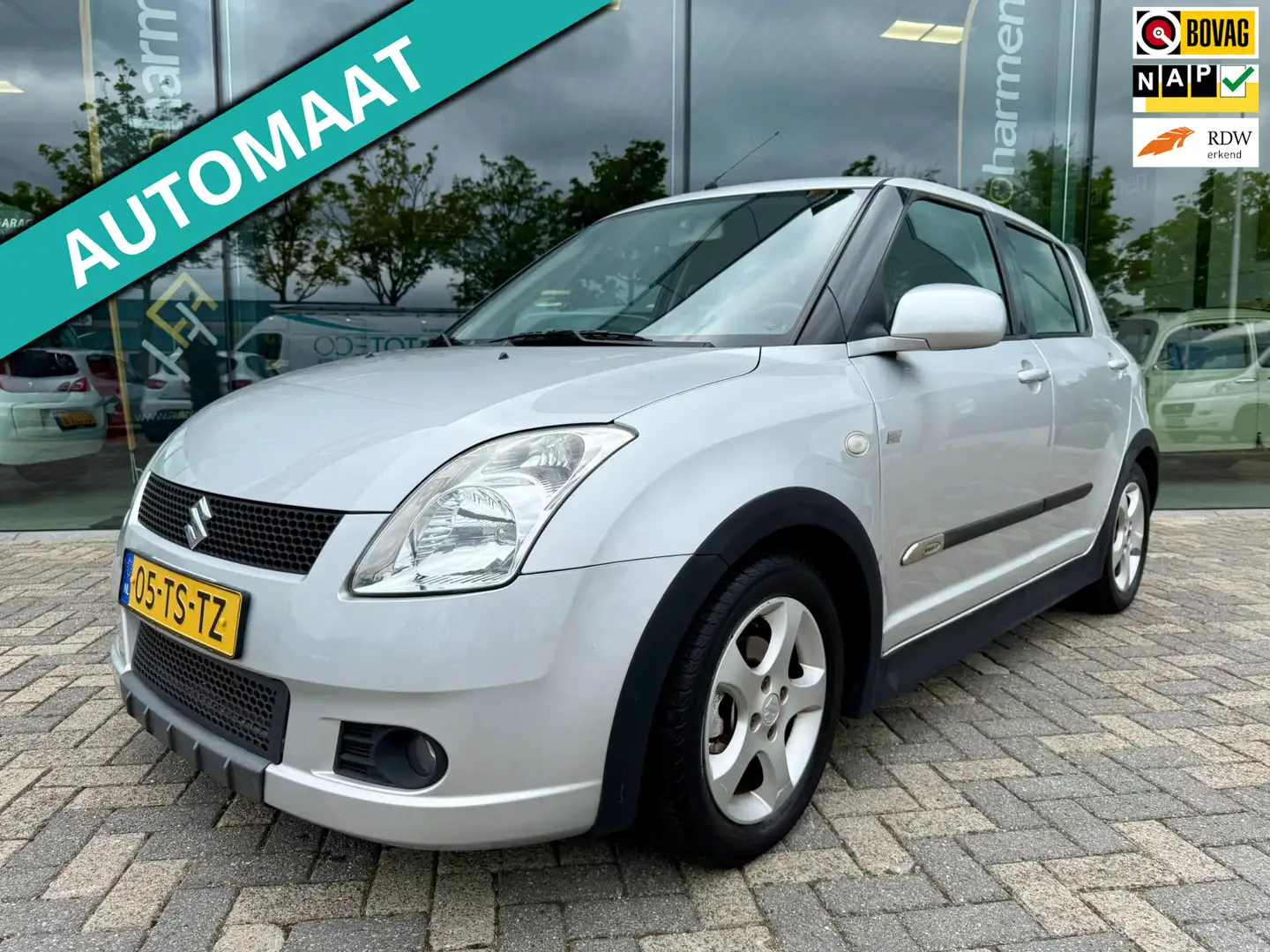 Suzuki Swift 1.5 Exclusive automaat, NAP, Airco, KeyLess, Trekh Gris - 1