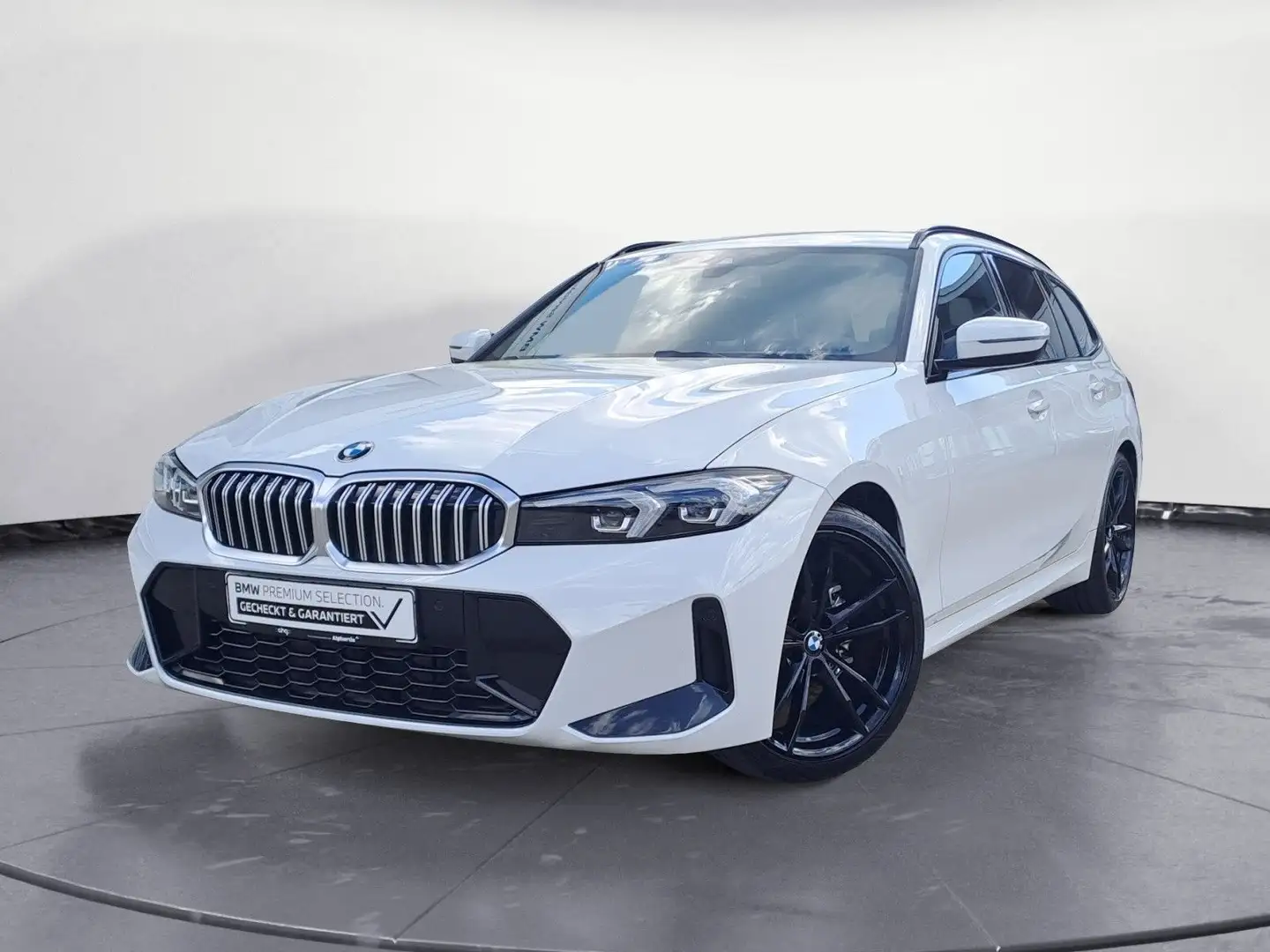 BMW 318 i Touring Aut. M Sportpaket Navi 19' Weiß - 2