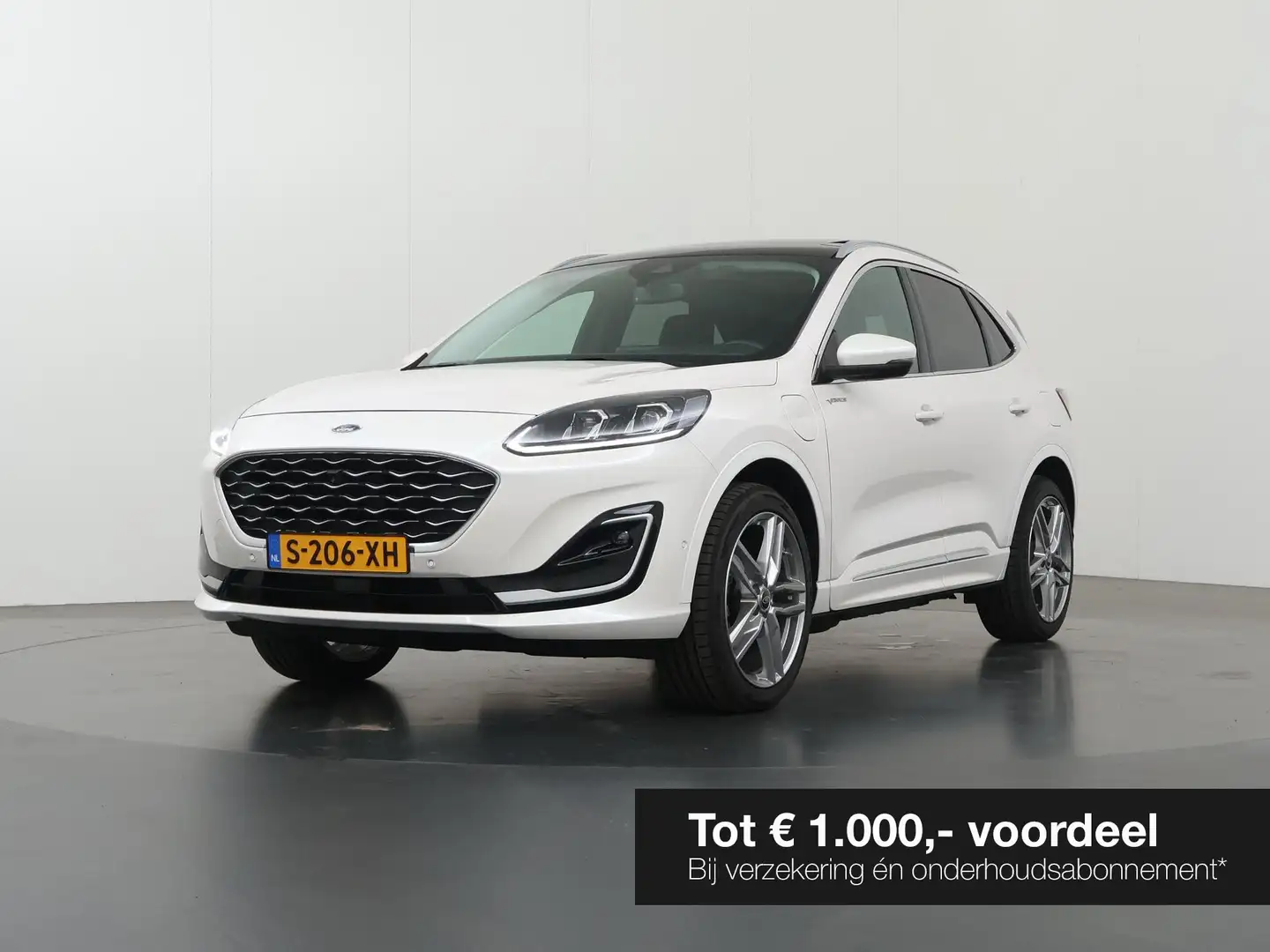 Ford Kuga 2.5 PHEV Vignale | Panoramadak | Head-Up | Winterp Wit - 1