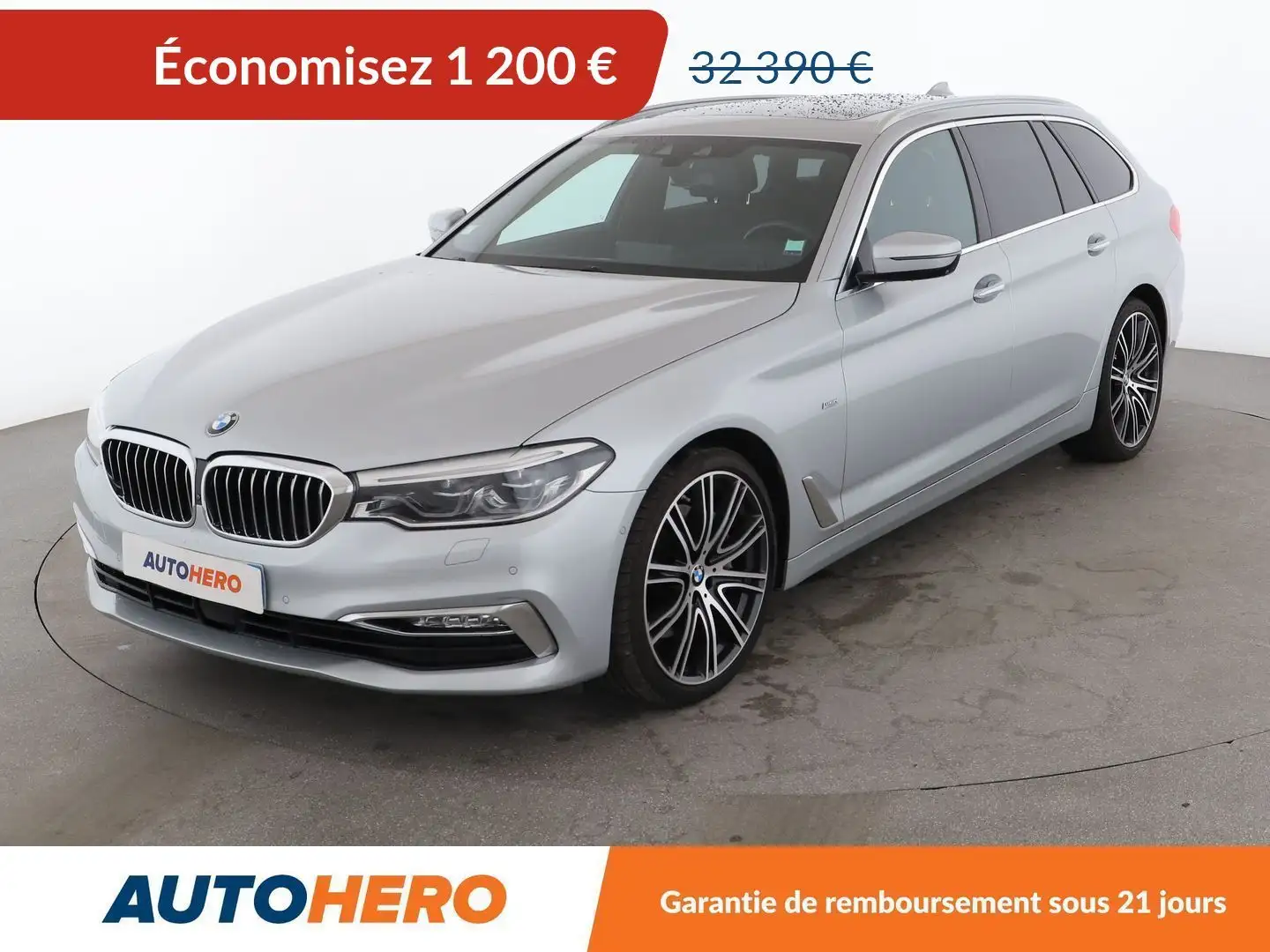 BMW 540 Touring 540i xDrive Luxury BVA8 Gris - 1