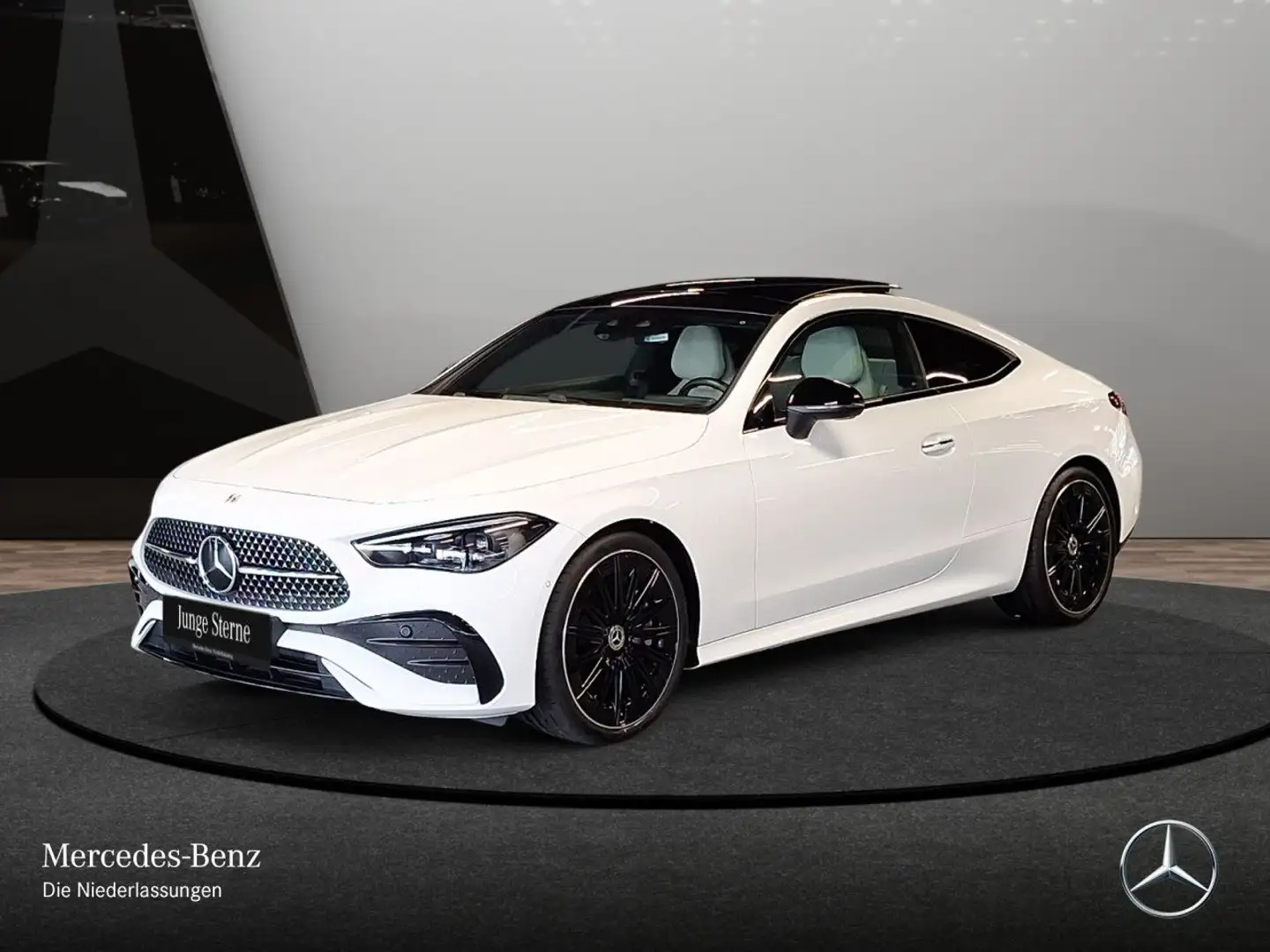 Mercedes-Benz CLE 450 4M AMG+NIGHT+PANO+360+STHZG+BURMESTER+9G Weiß - 2