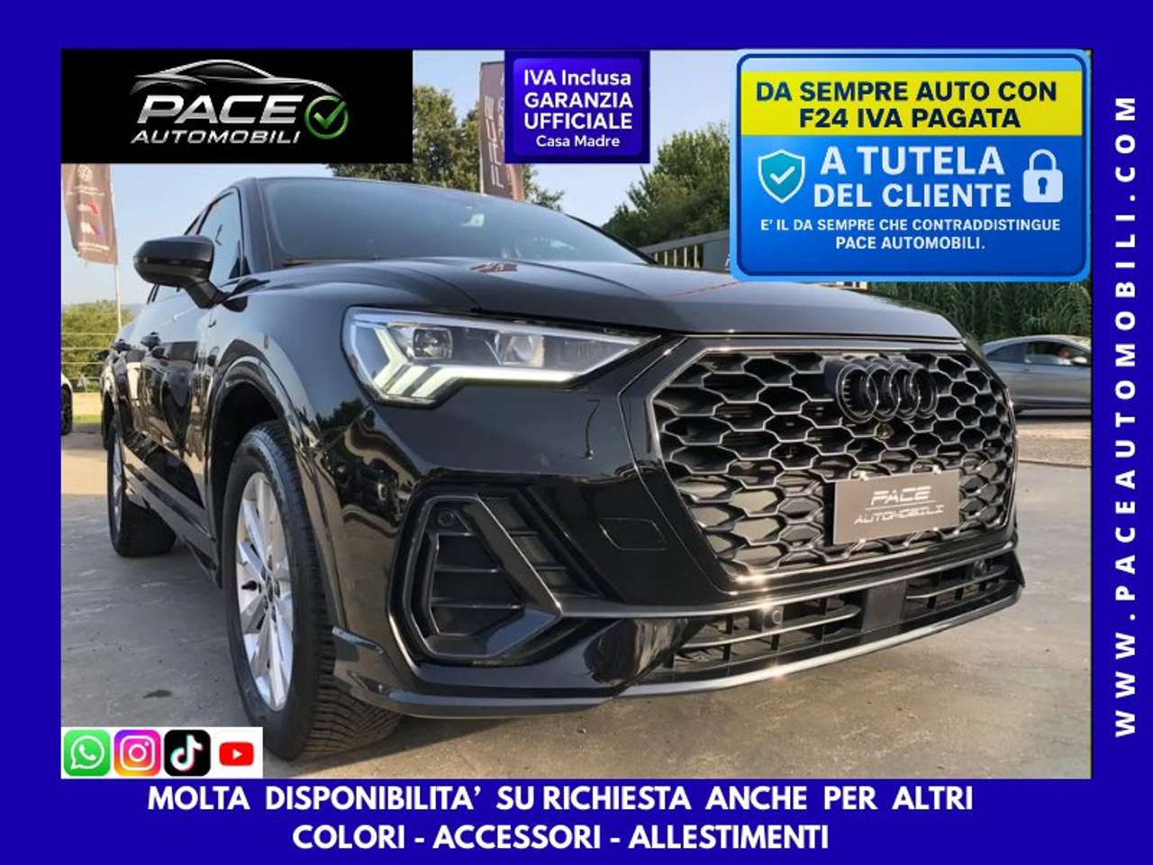 Audi Q3 35D SLINE S-LINE VIRTUAL SPB SPORTBACK KAMERA ACC