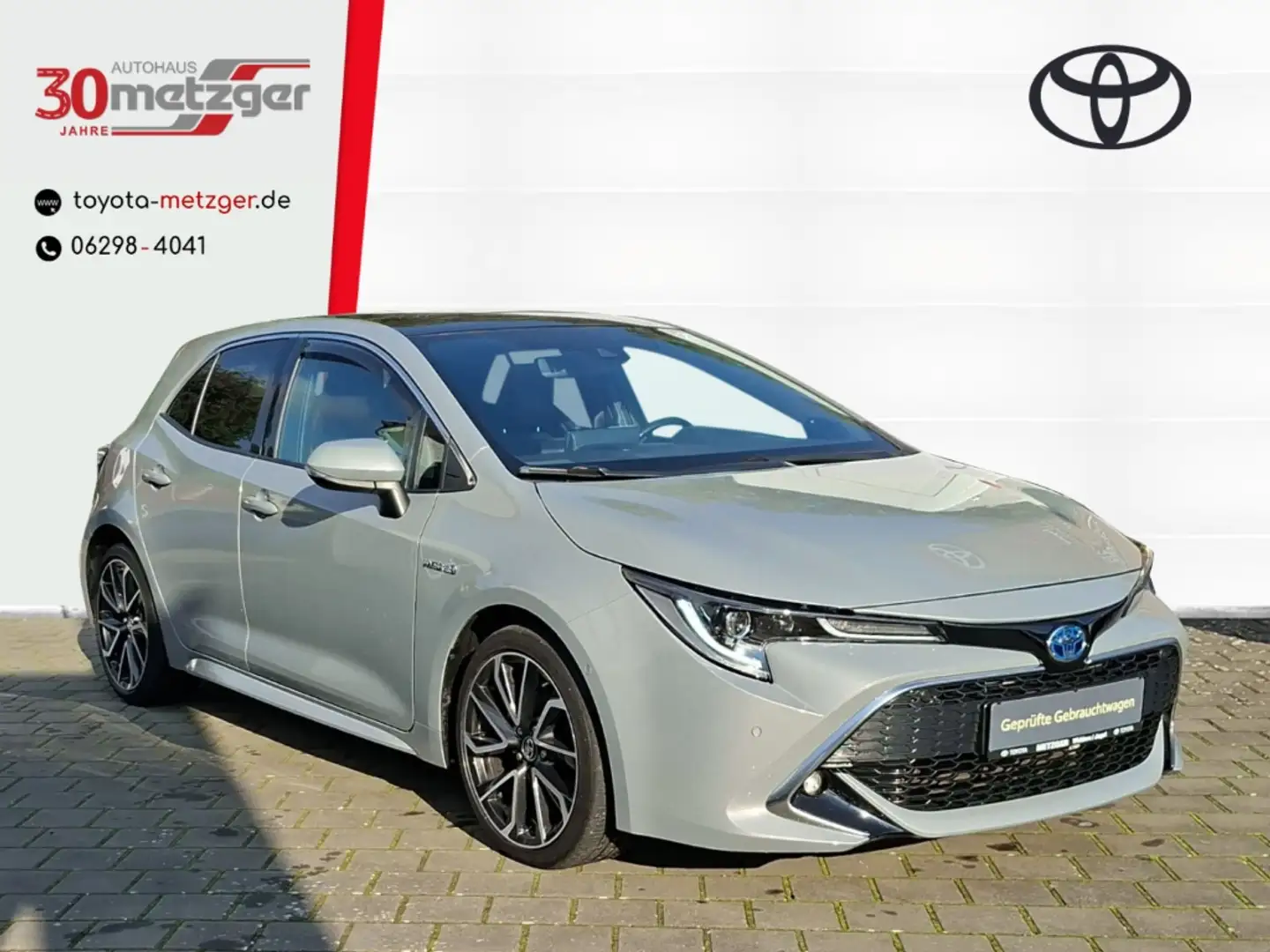 Toyota Corolla 2.0 Hybrid Lounge +El. Panoramadach +Navi +Leder + Gris - 1