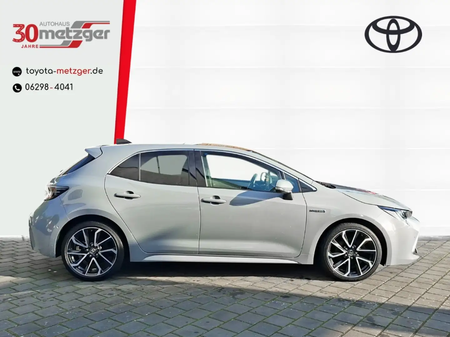 Toyota Corolla 2.0 Hybrid Lounge +El. Panoramadach +Navi +Leder + Gris - 2
