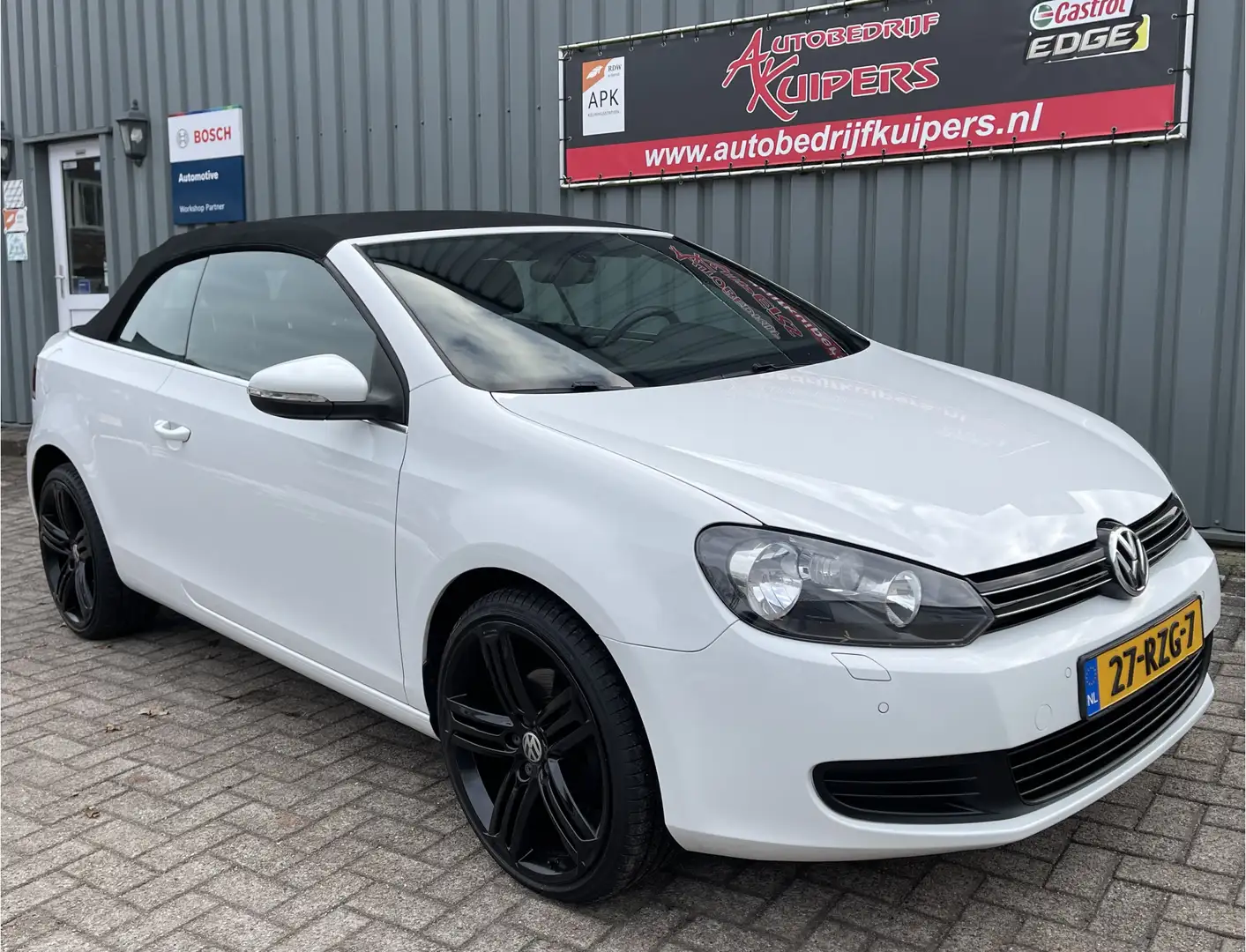 Volkswagen Golf Cabriolet 1.2 TSI BlueMotion Clima.Pdc.19"Velgen.Cruise.Audi Blanc - 1