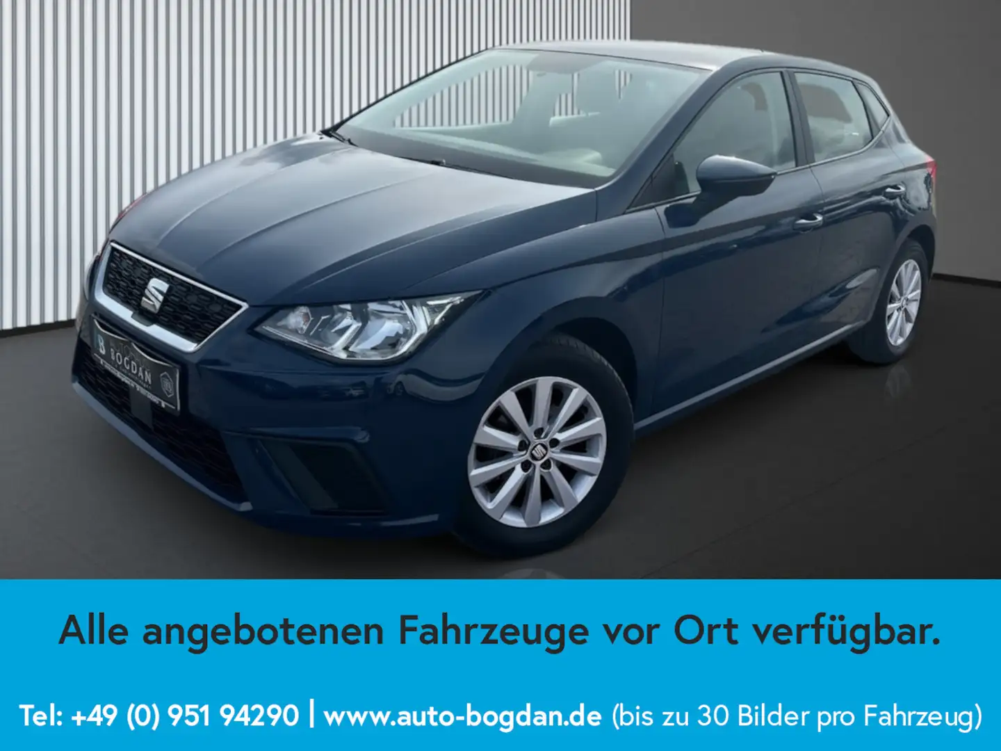 SEAT Ibiza Tempomat*PDC*BT/USB*scheckheftgepfl.*1.Hd Azul - 2