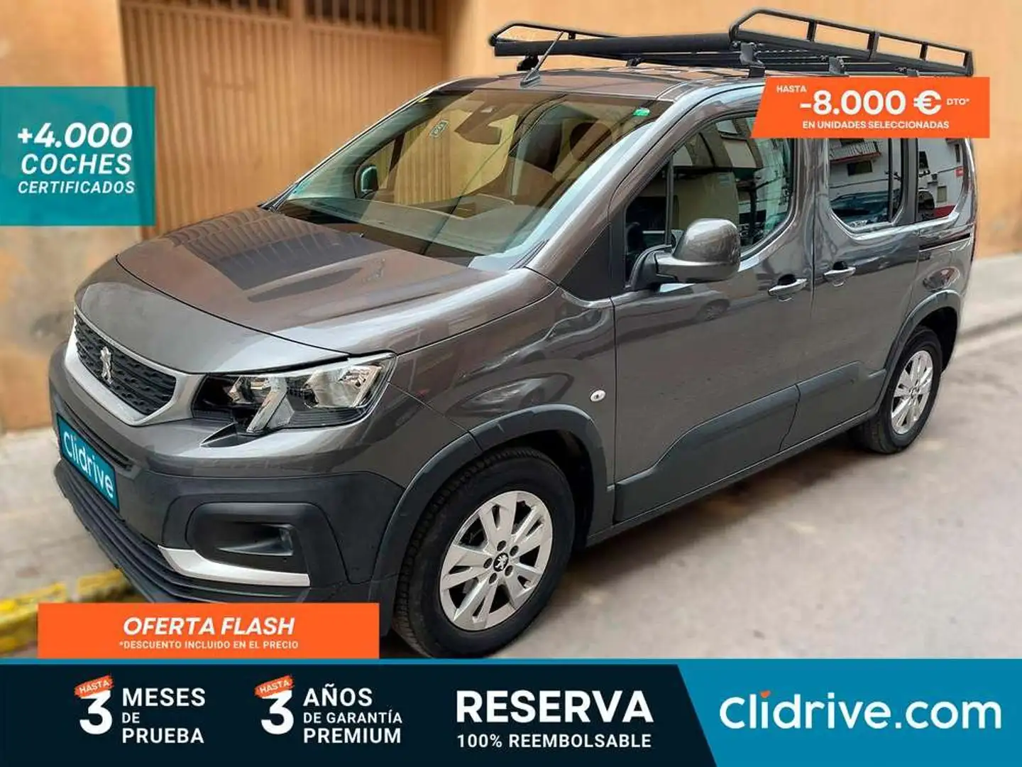 Peugeot Rifter 1.5BlueHDi S&S Standard Active NAV+ 100 Gris - 1