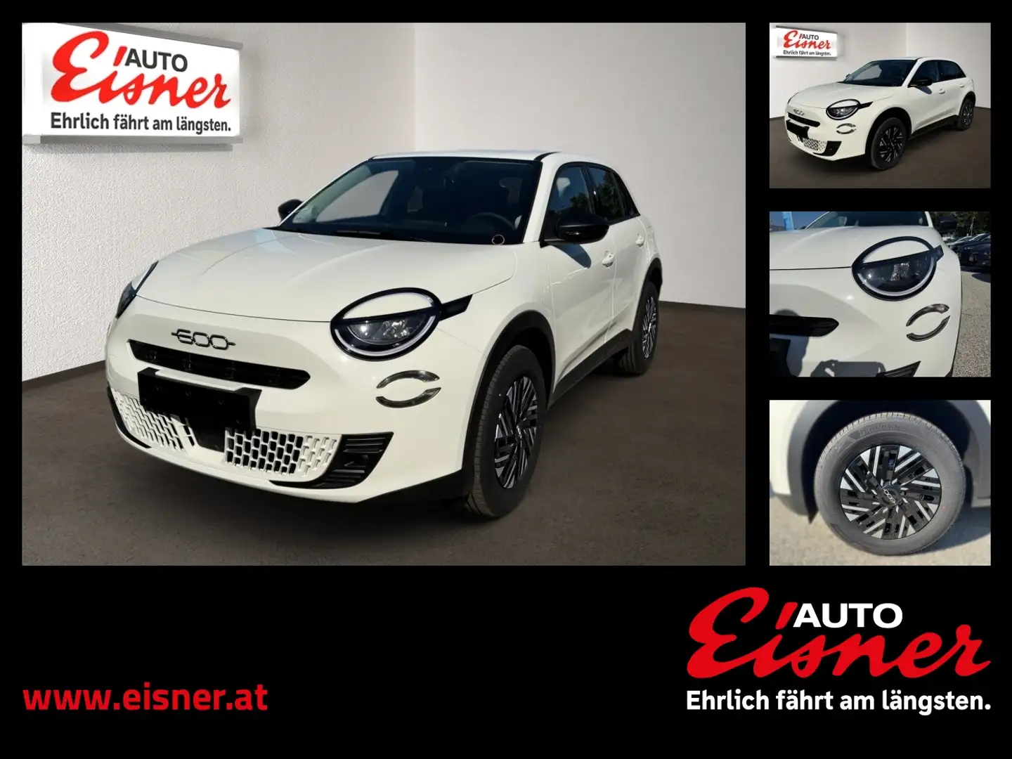 Fiat 600 HYBRID T-GEN3 145 Weiß - 1