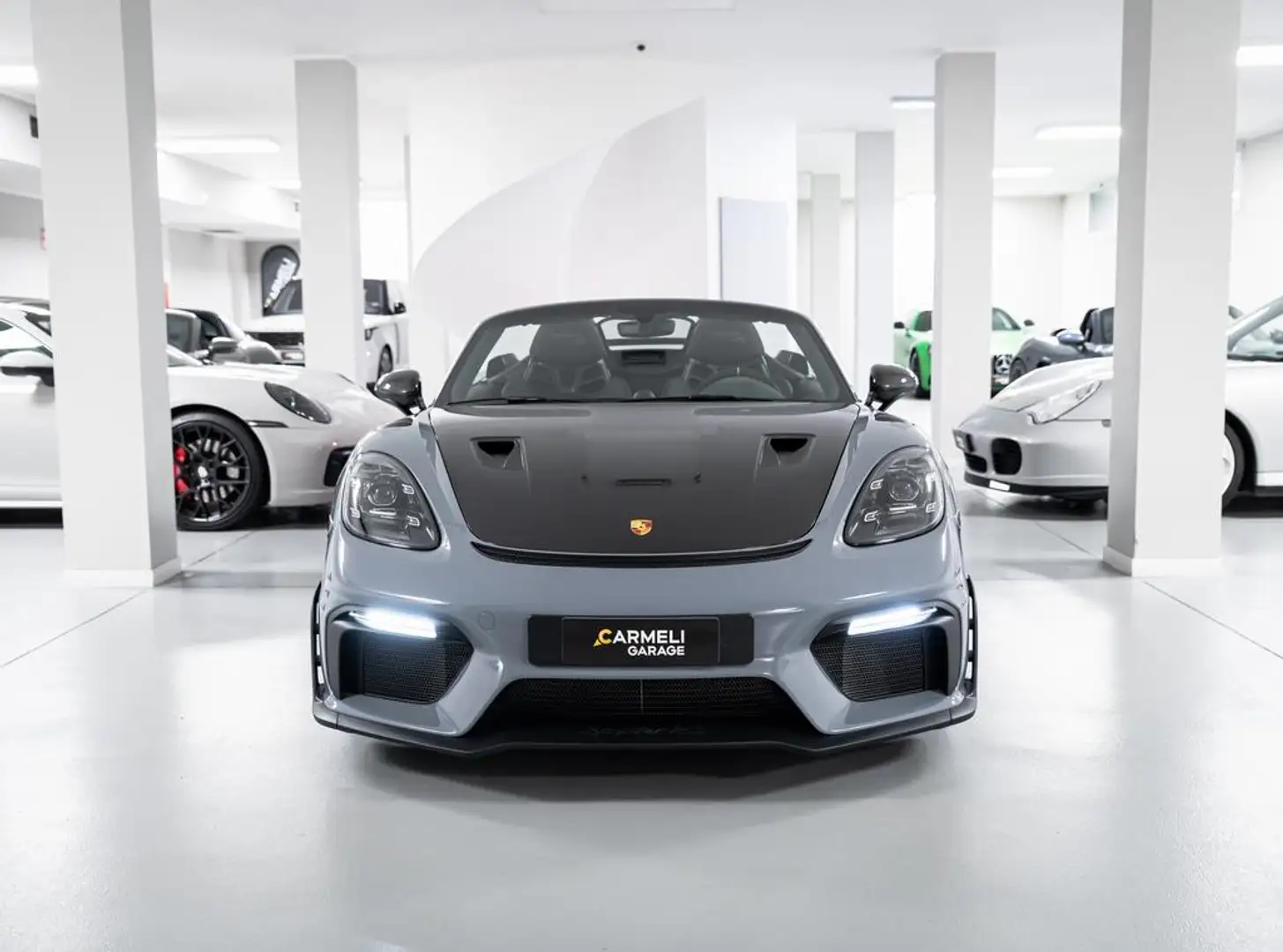 Porsche 718 Spyder RS -CARBONIO-PACK WEISSACH-SOLLEVAMENTO ANTERIORE Grigio - 2