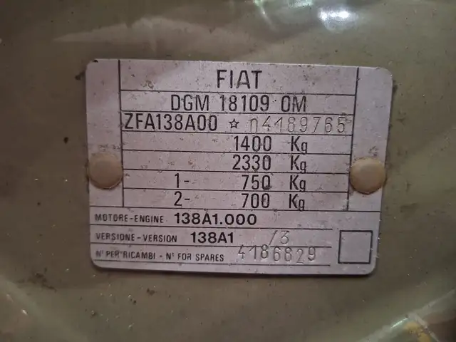 Fiat Ritmo view 5