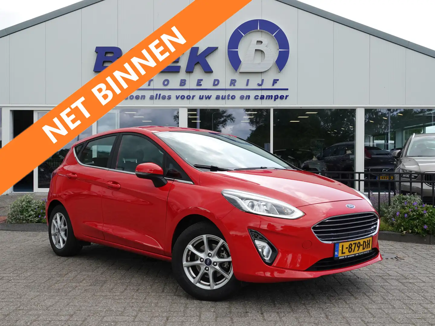 Ford Fiesta 1.0 EcoBoost 95PK Titanium LMV | AIRCO | PDC | CRU Rojo - 1