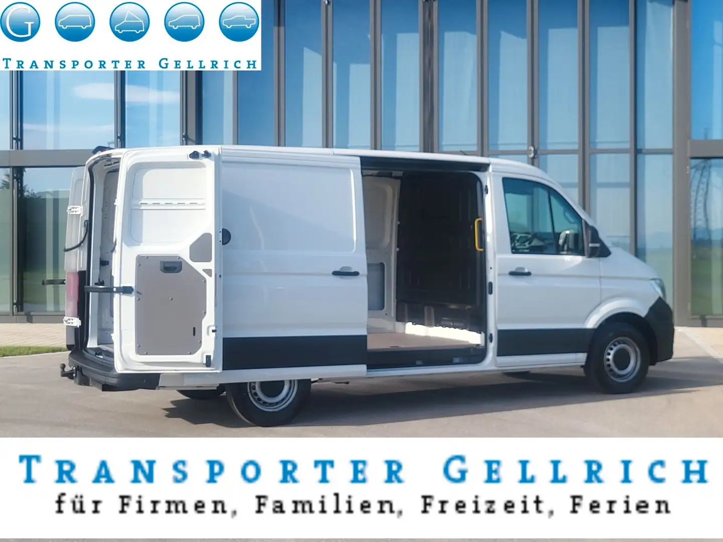 Volkswagen Crafter Kasten 35 kurz niedrig GRA LED Kam. AHK Weiß - 2