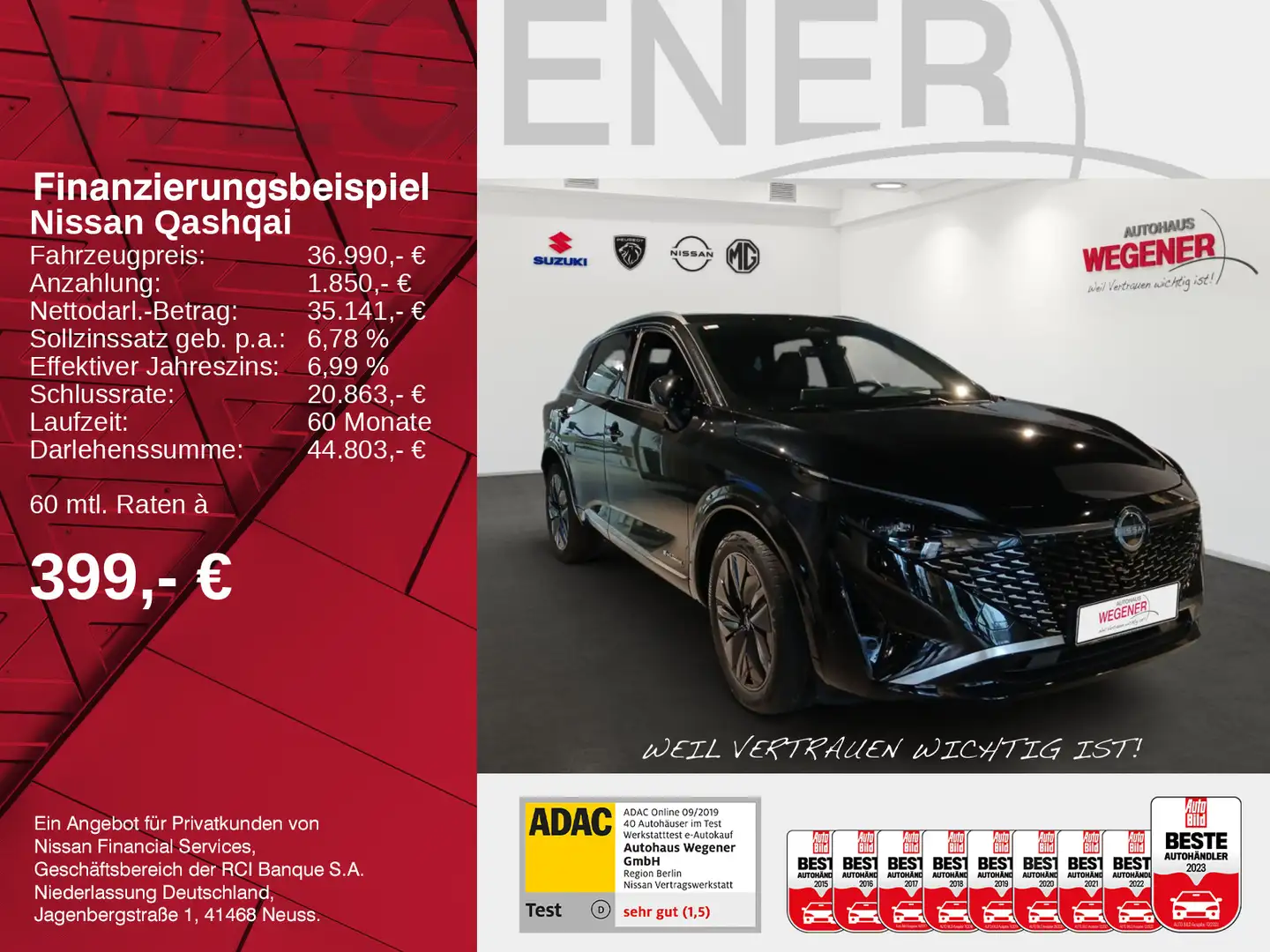 Nissan Qashqai QASHQAI MY24 1.5 VC-T e-POWER Zwart - 2