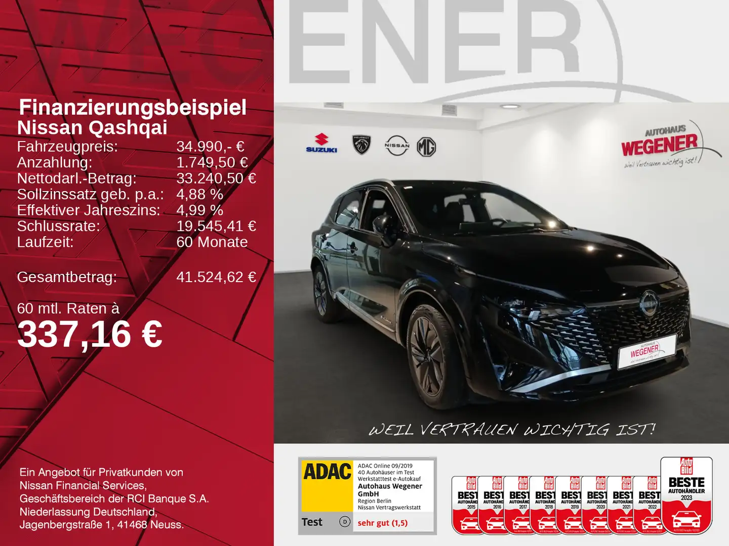 Nissan Qashqai QASHQAI MY24 1.5 VC-T e-POWER Noir - 2