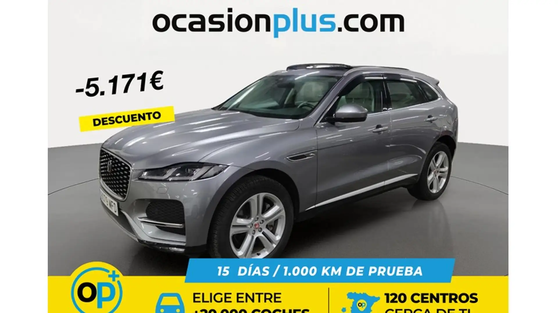 Jaguar F-Pace 2.0 l4 PHEV Standard SE Aut. AWD 404 Gris - 1