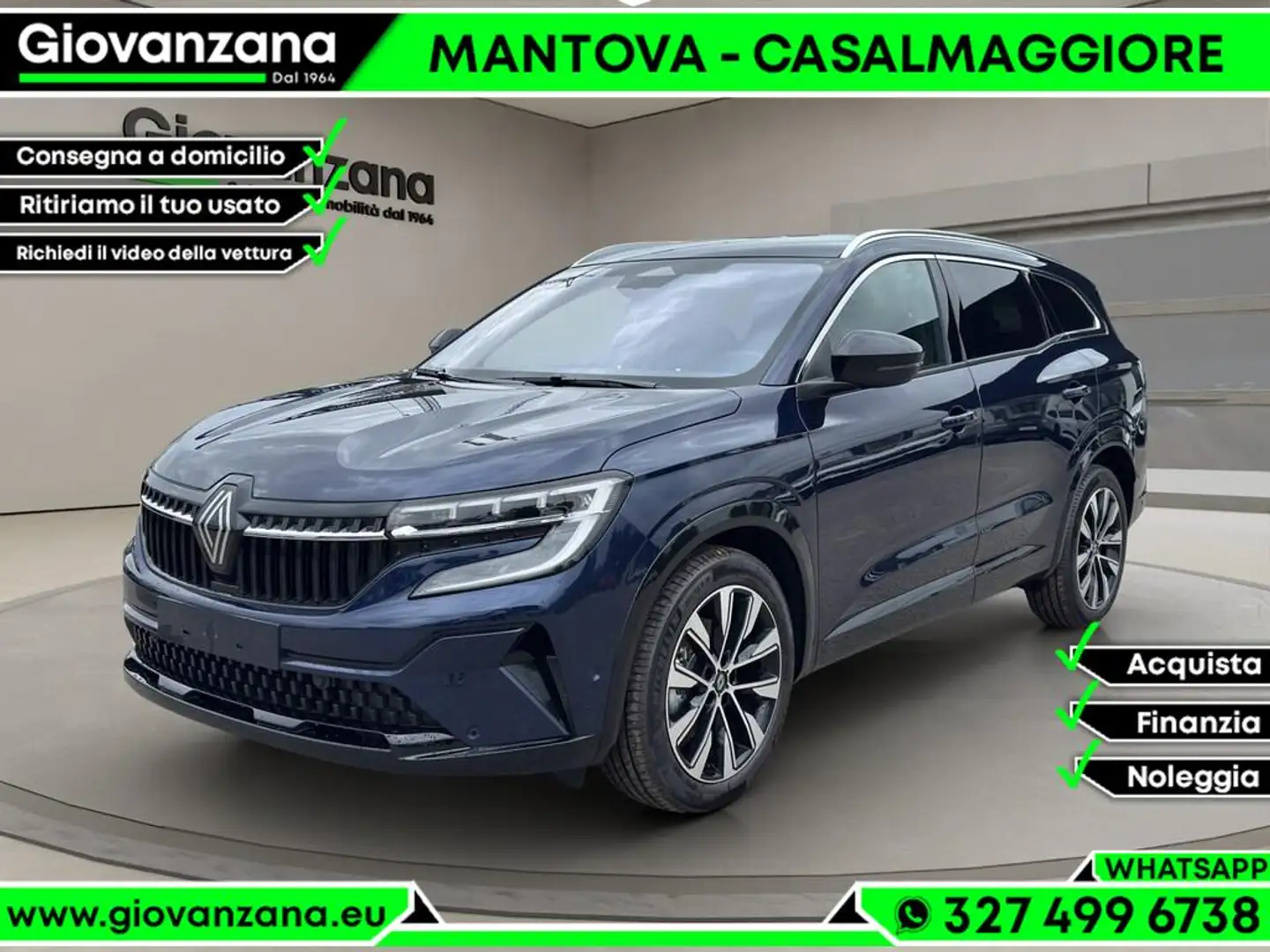 Renault Espace 1.2 e-Tech full hybrid Techno 200cv auto Blau - 1