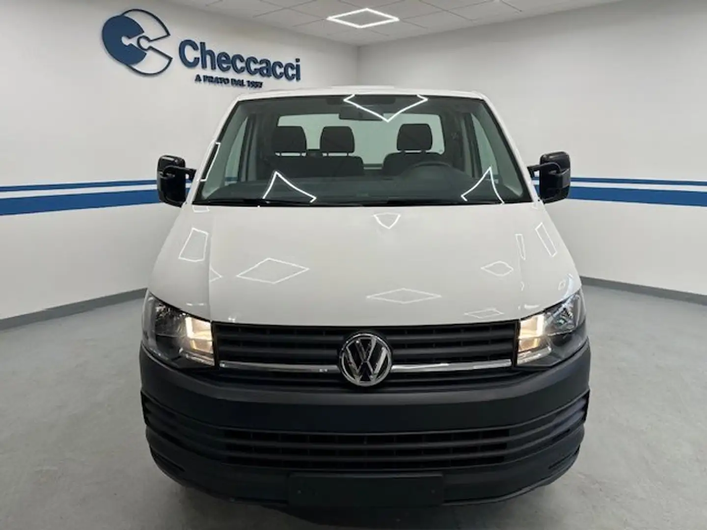 Volkswagen Transporter 2.0 TDI 102CV PC Cabinato Weiß - 2