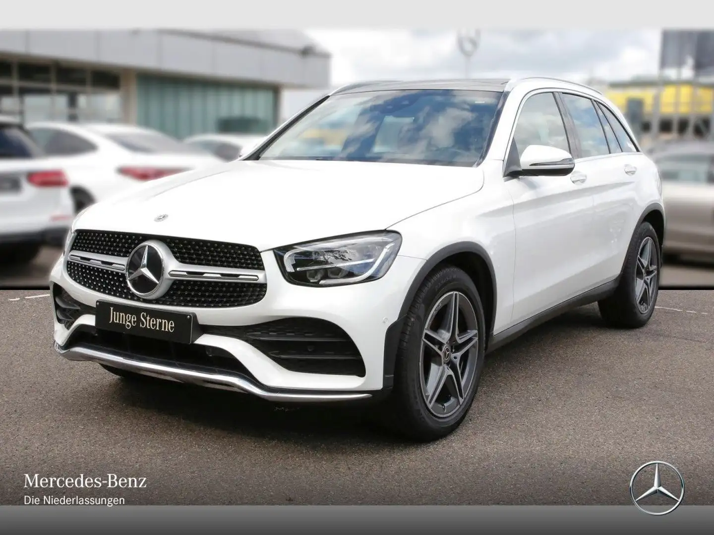 Mercedes-Benz GLC 400 d 4M AMG+PANO+LED+KAMERA+HUD+SITZKLIMA+9G Weiß - 2