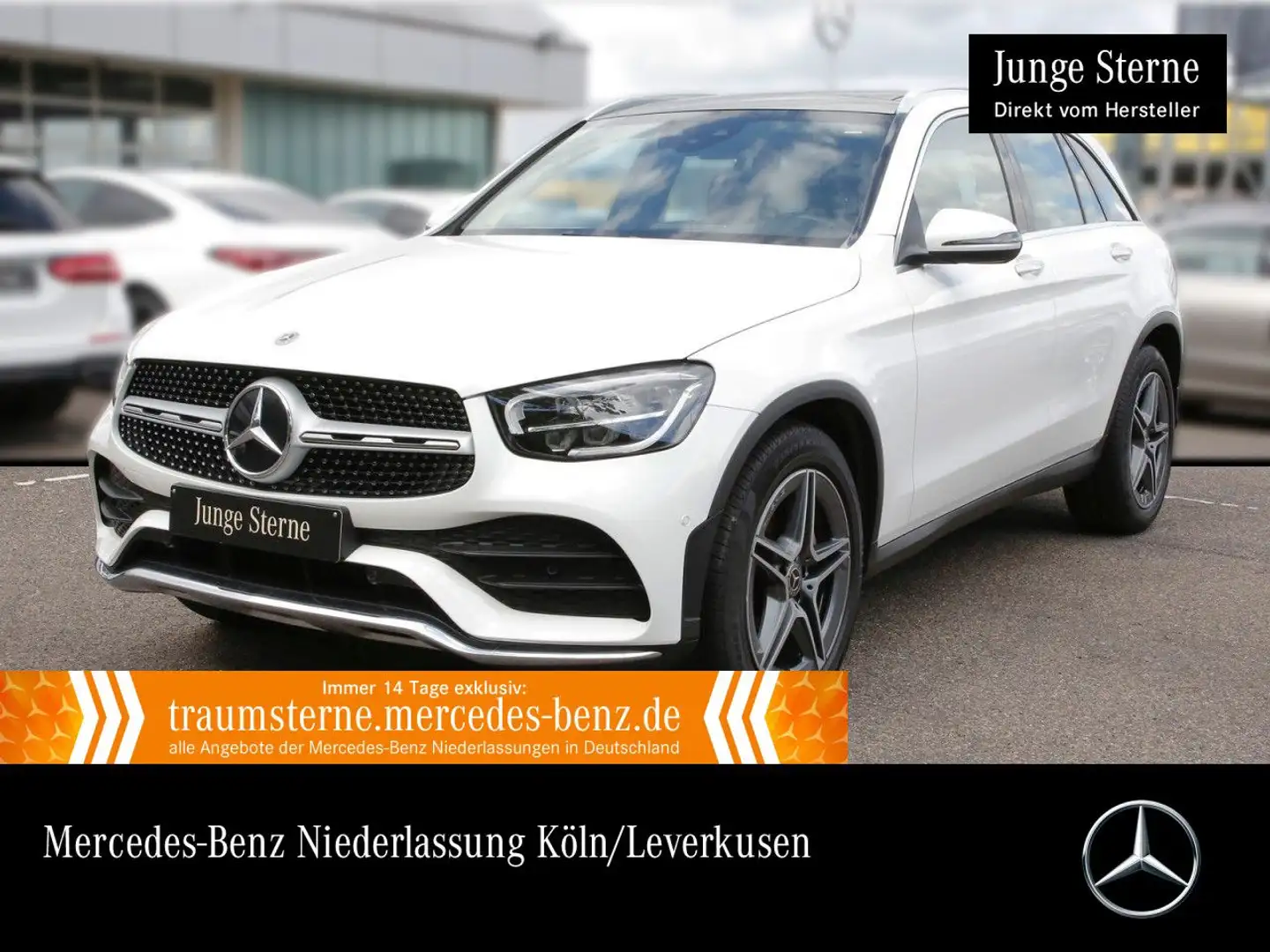 Mercedes-Benz GLC 400 d 4M AMG+PANO+LED+KAMERA+HUD+SITZKLIMA+9G Weiß - 1