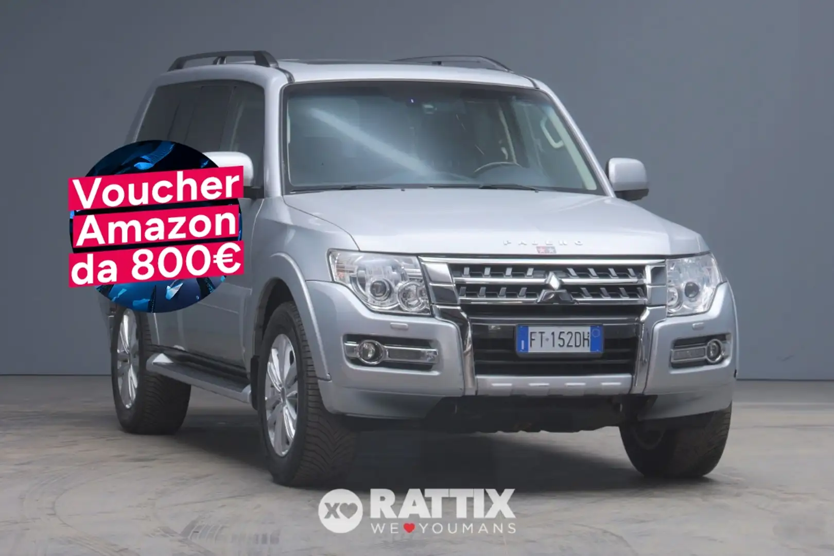 Mitsubishi Pajero 3.2 DI-D Instyle 5p 7p.ti auto + tetto apribile Grau - 1