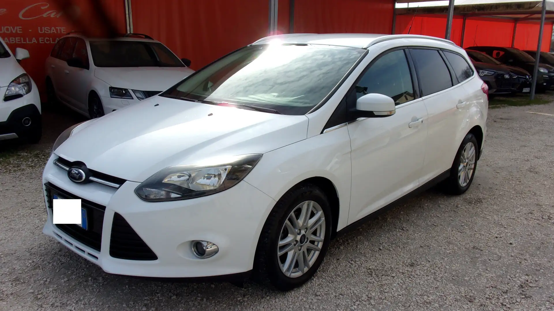 Ford Focus SW 1.6 tdci Titanium 115cv Blanc - 2