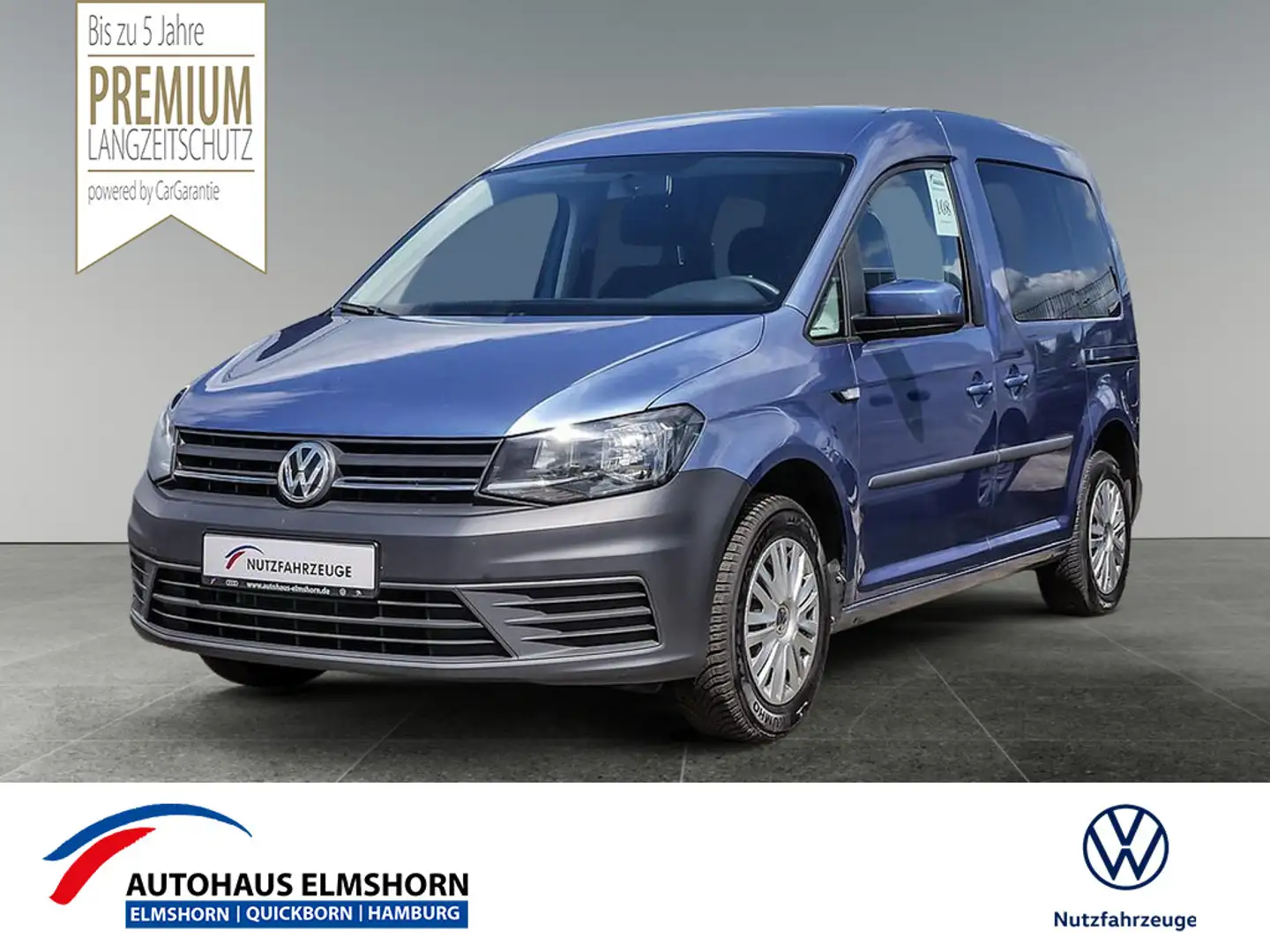 Volkswagen Caddy 1.0 TSI Trendline PDC SHZ W-LAN NAVI Blauw - 1