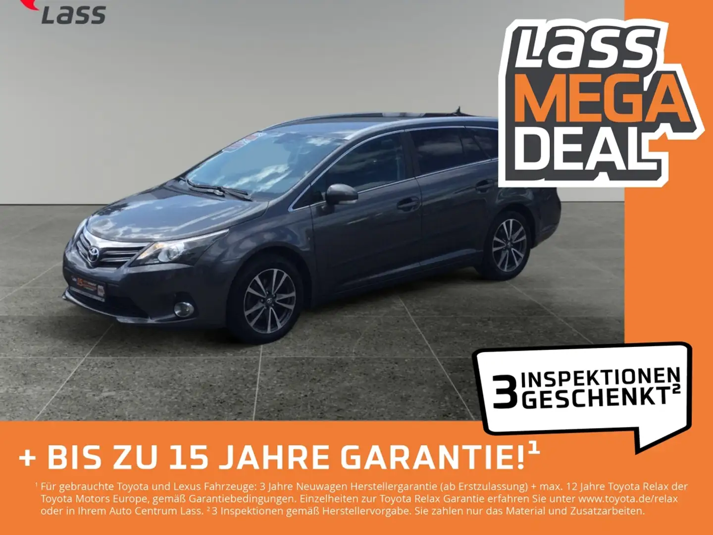 Toyota Avensis Kombi 1.8  Edition LM+Klimaautomatik+Navi Gri - 1