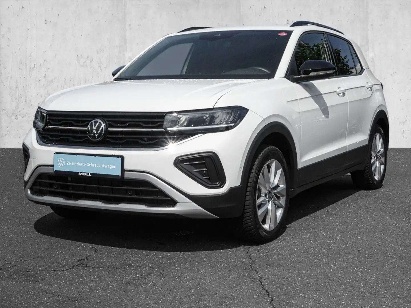 Volkswagen T-Cross 1.0 TSI DSG Life MATRIX KLIMA ACC AUT Weiß - 2