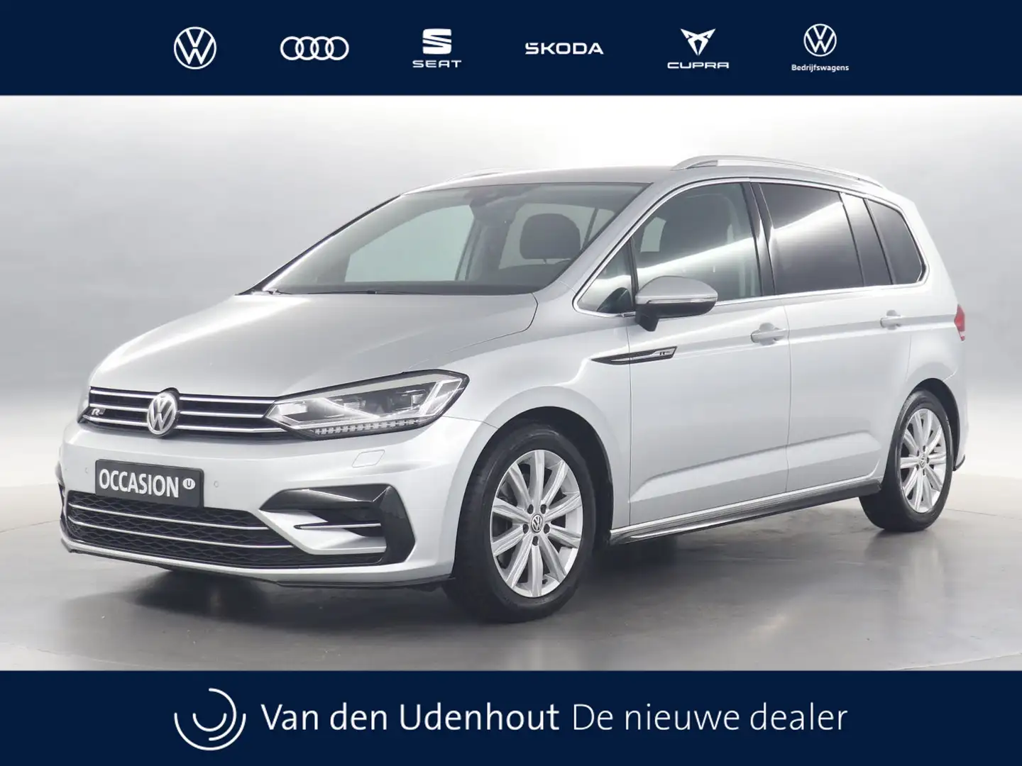 Volkswagen Touran 1.4 TSI 150pk Highline Business R / 7 persoons DSG Grijs - 1