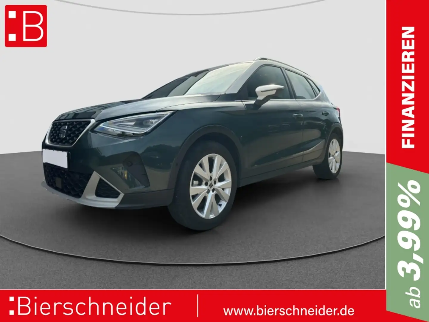 SEAT Arona 1.0 TSI DSG Xperience AB 199EUR AHK NAVI VIEW SHZ Grün - 1
