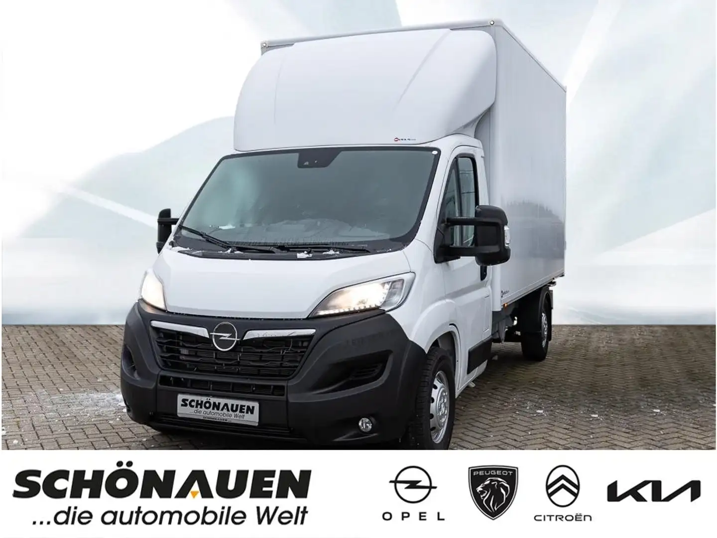Opel Movano Koffer L3 verstärkt mit Portaltüren 165 PS Weiß - 1